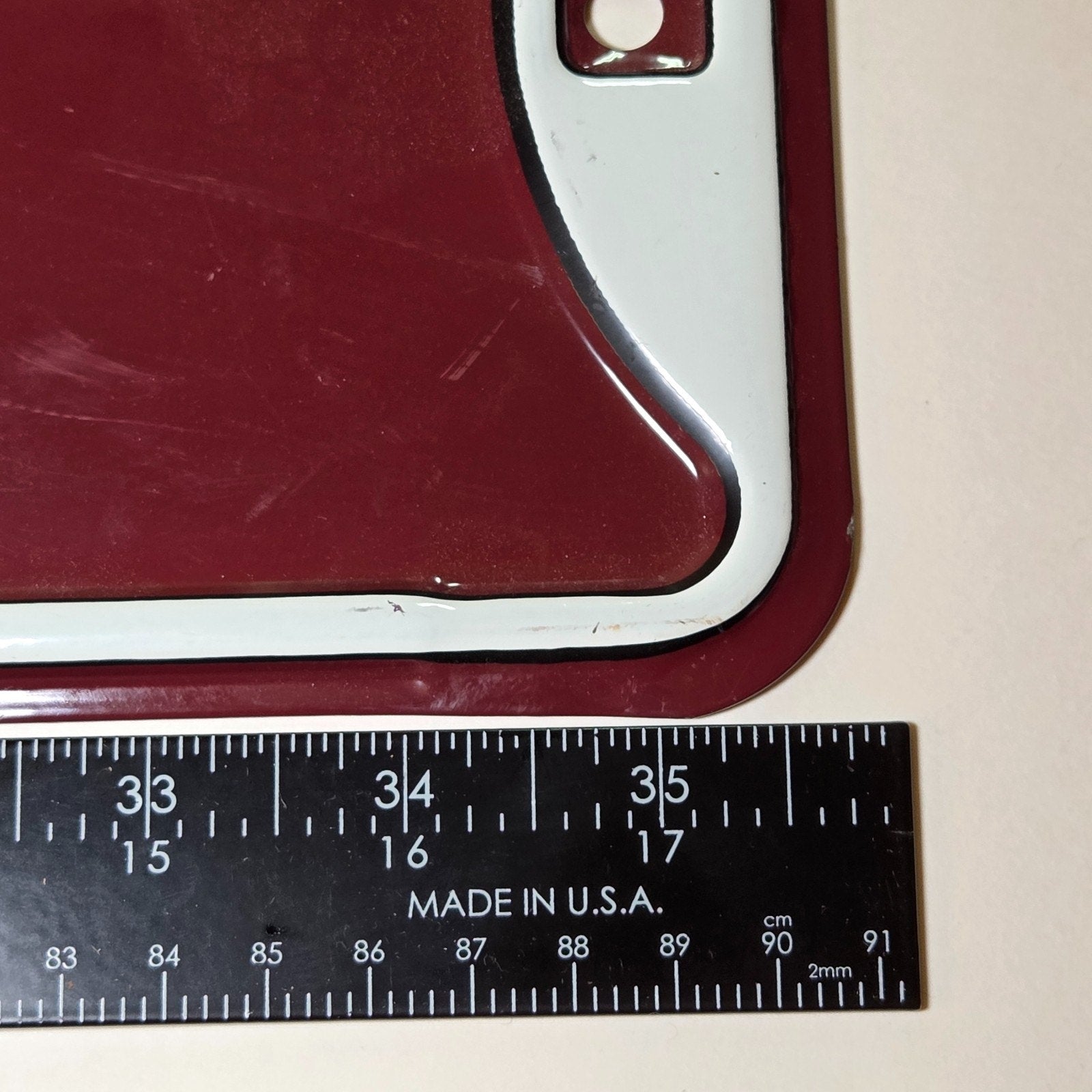 Texas A&M AGGIELAND Embossed Metal Street Sign Maroon White 36" x 6" – NCAA