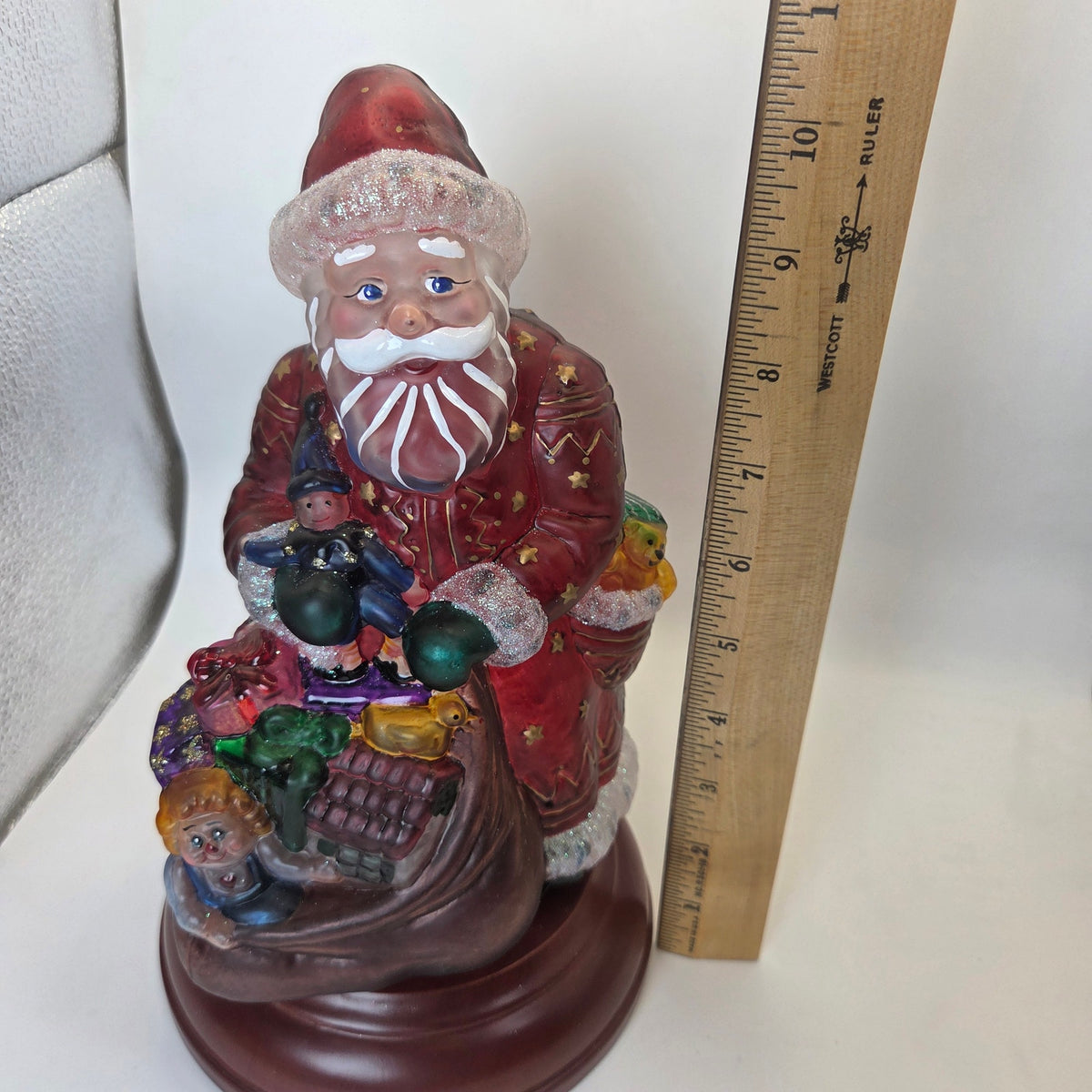 Merck Old World Christmas Legendary Father Christmas Light 2000 Boxed 10"