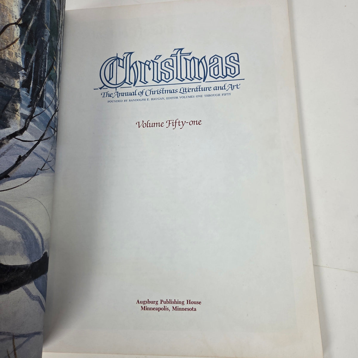 Augsburg Christmas Annual Literature Art Vol 49 51 53 Softcover Book Lot
