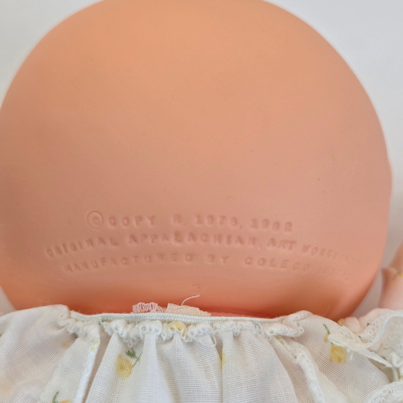 1984 Coleco Cabbage Patch Kids 14" Preemie Girl Doll Box Receipt Hong Kong
