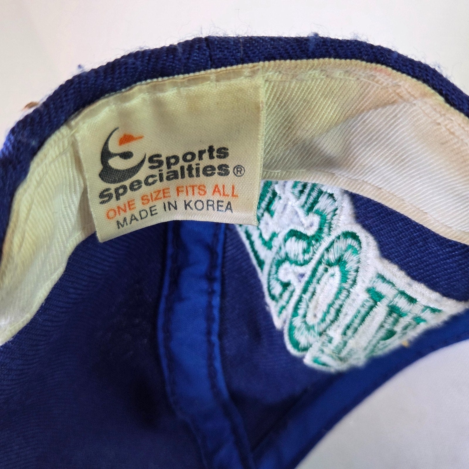 Vintage 90s Minnesota Timberwolves Snapback Hat Sports Specialties Korea OSFA