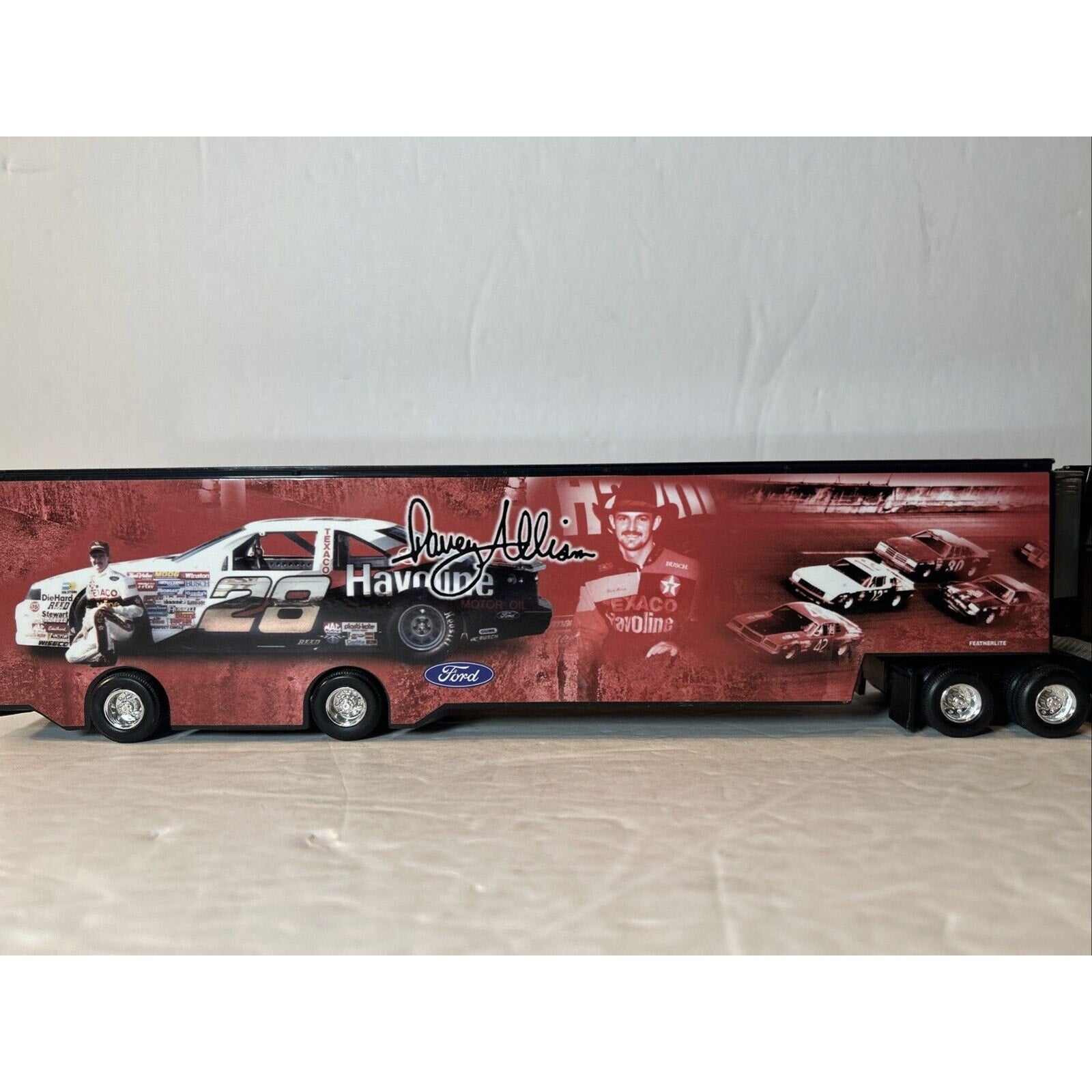 1990 Matchbox Super Star Transporters Davey Allison 28 Texaco Havoline Racing