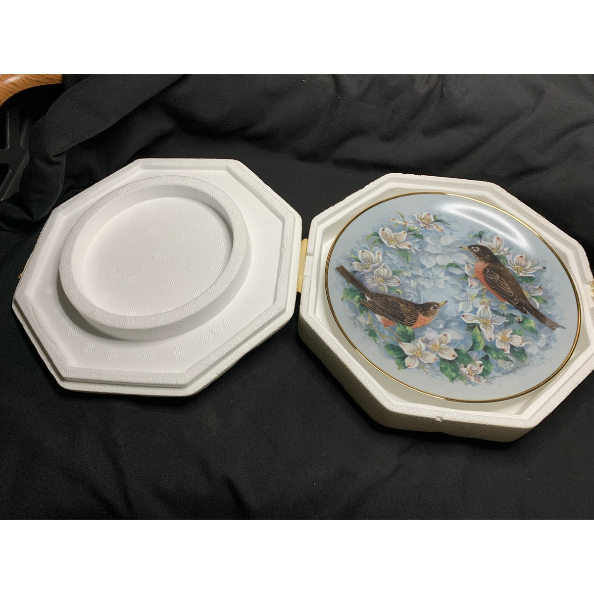 Franklin Mint Spring Serenade Theresa Politowicz Robin Collector Plate