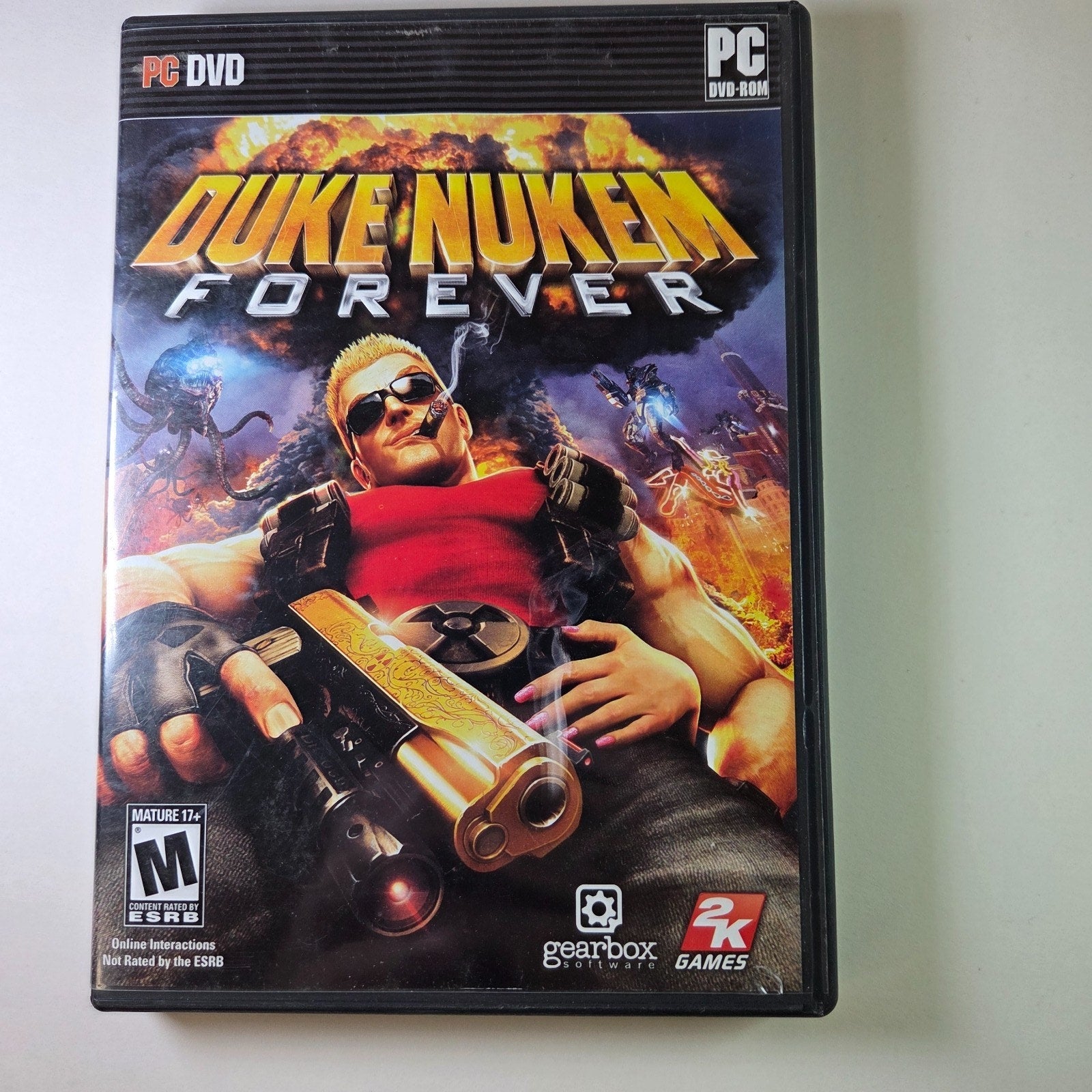 Duke Nukem Forever PC DVD 2011 Gearbox 2K Games Complete with Manual & Code