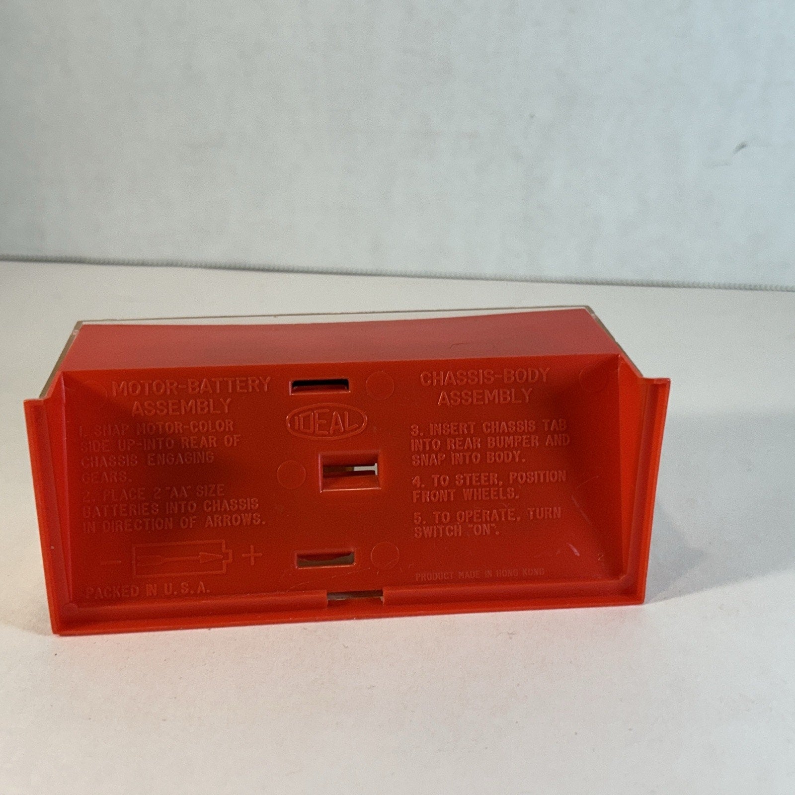 1960s Ideal Motorific Ferrari #9 Battery Operated Car w/ Original Display Case