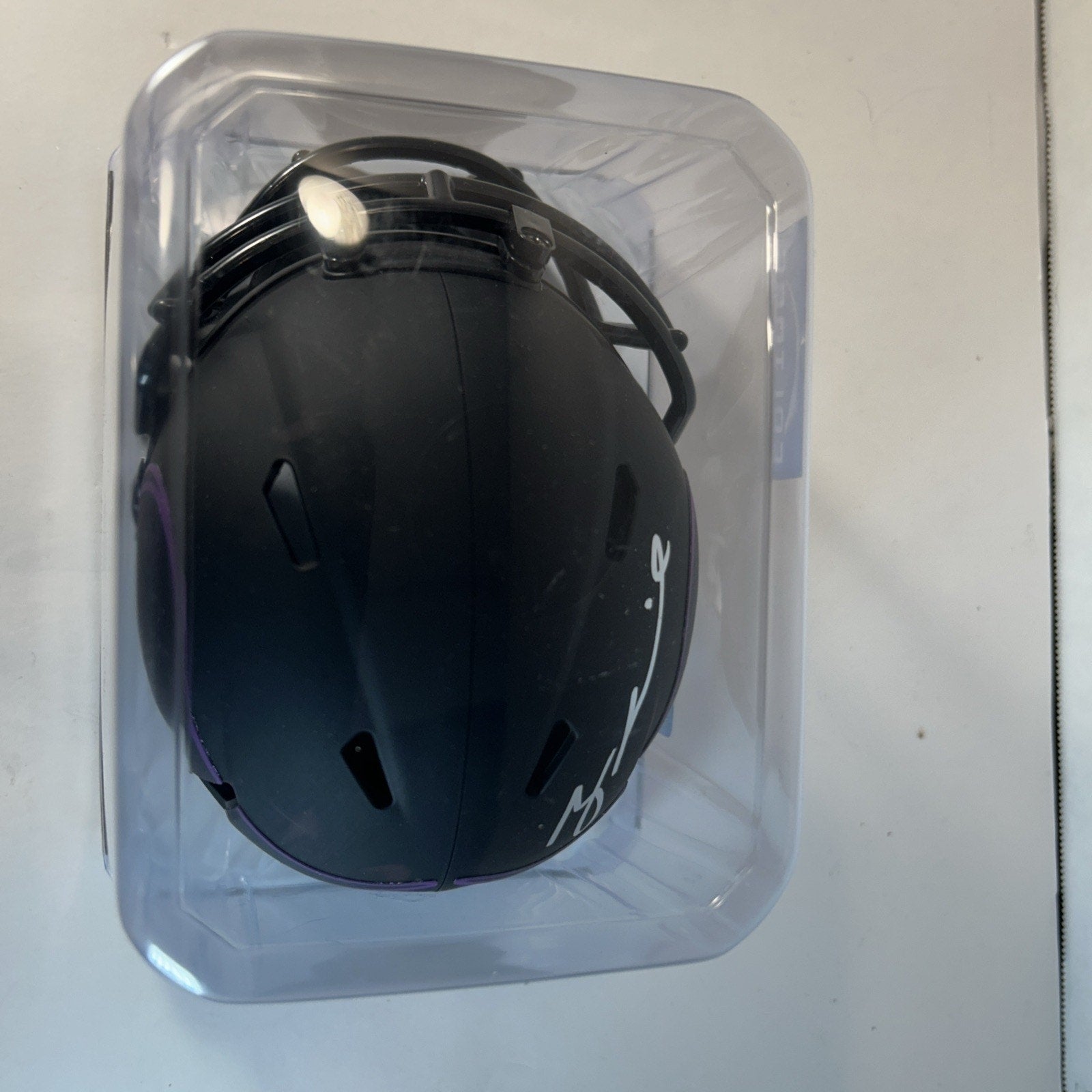 Za'Darius Smith Signed Minnesota Vikings Eclipse Mini Helmet (Authentic-Beckett)