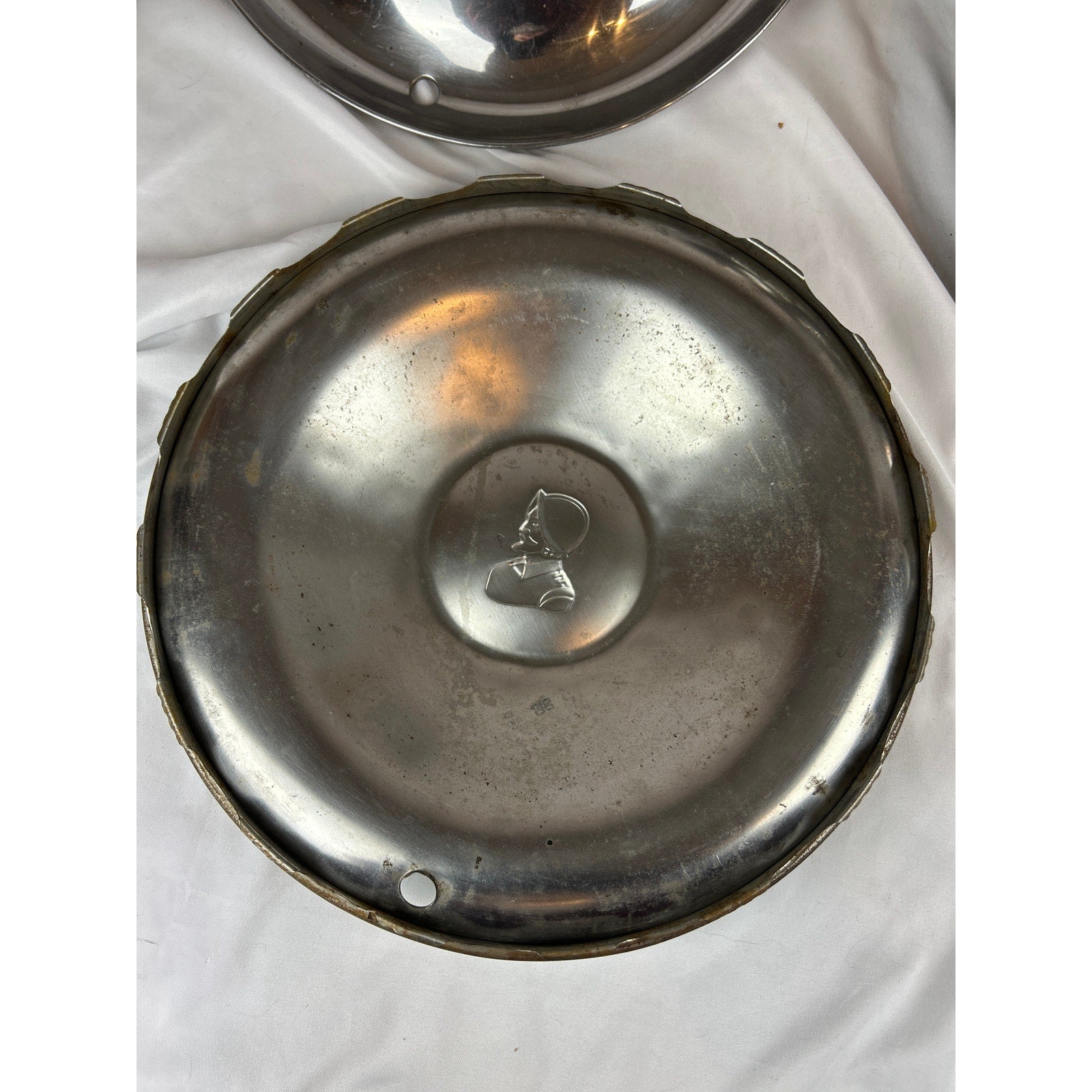 1951–1954 DeSoto 15" Chrome Wheel Covers Hubcaps Set of 4 Vintage