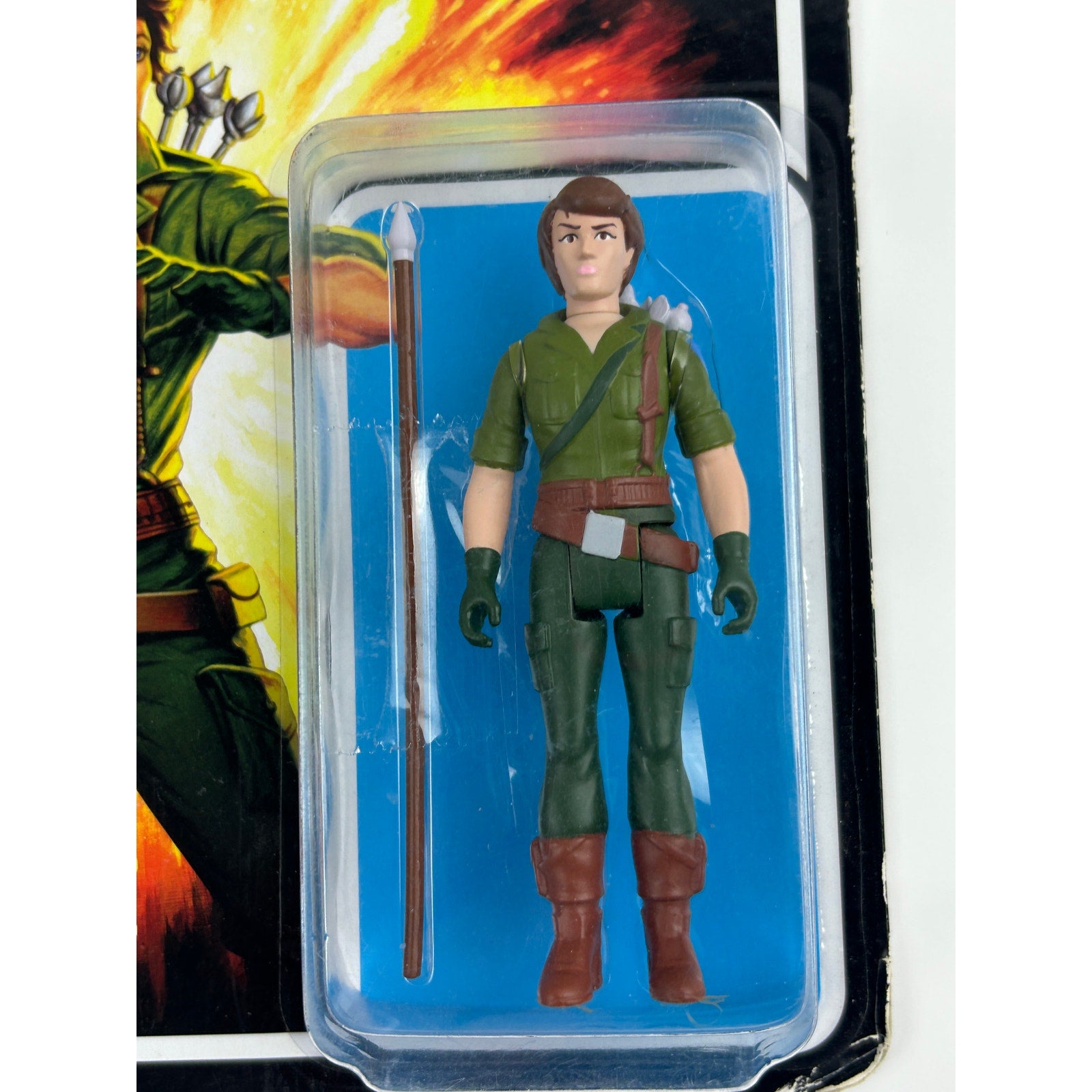 GI Joe Lady Jaye Super7 ReAction 3.75 in sealed card javelin accessory