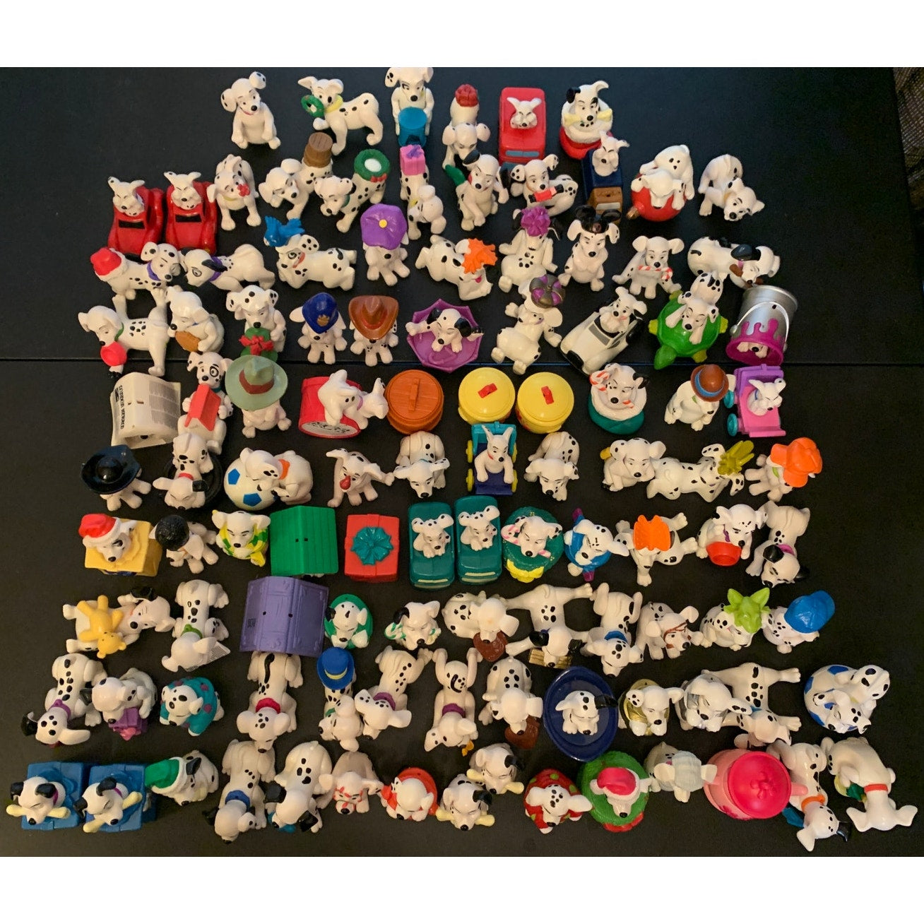 1996 McDonalds Disney 101 Dalmatians Complete Set 101 Toys Plus 5 Duplicates