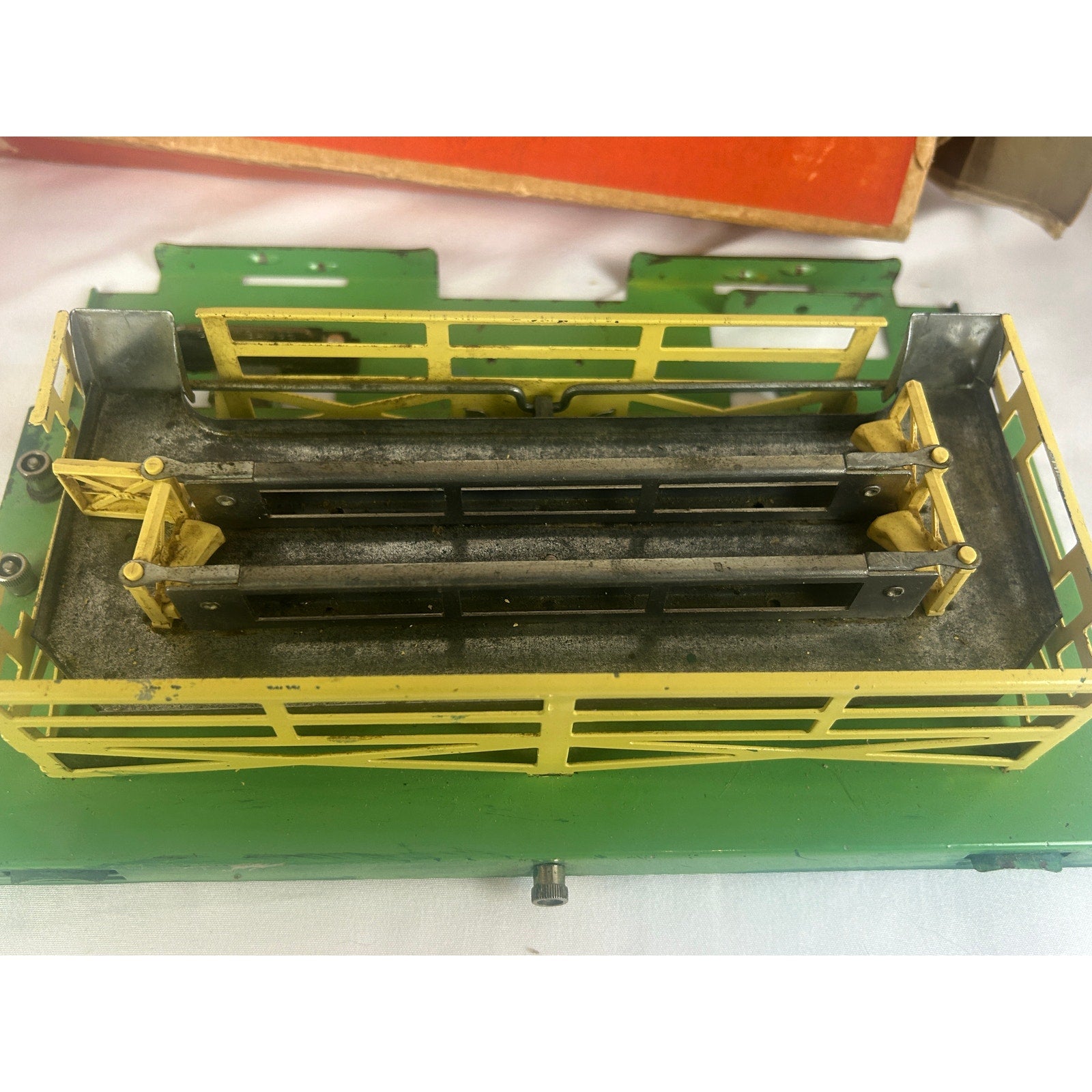 Vintage Lionel 3656 Stockyard Cattle Car Set w Ramp Cows Box Lot