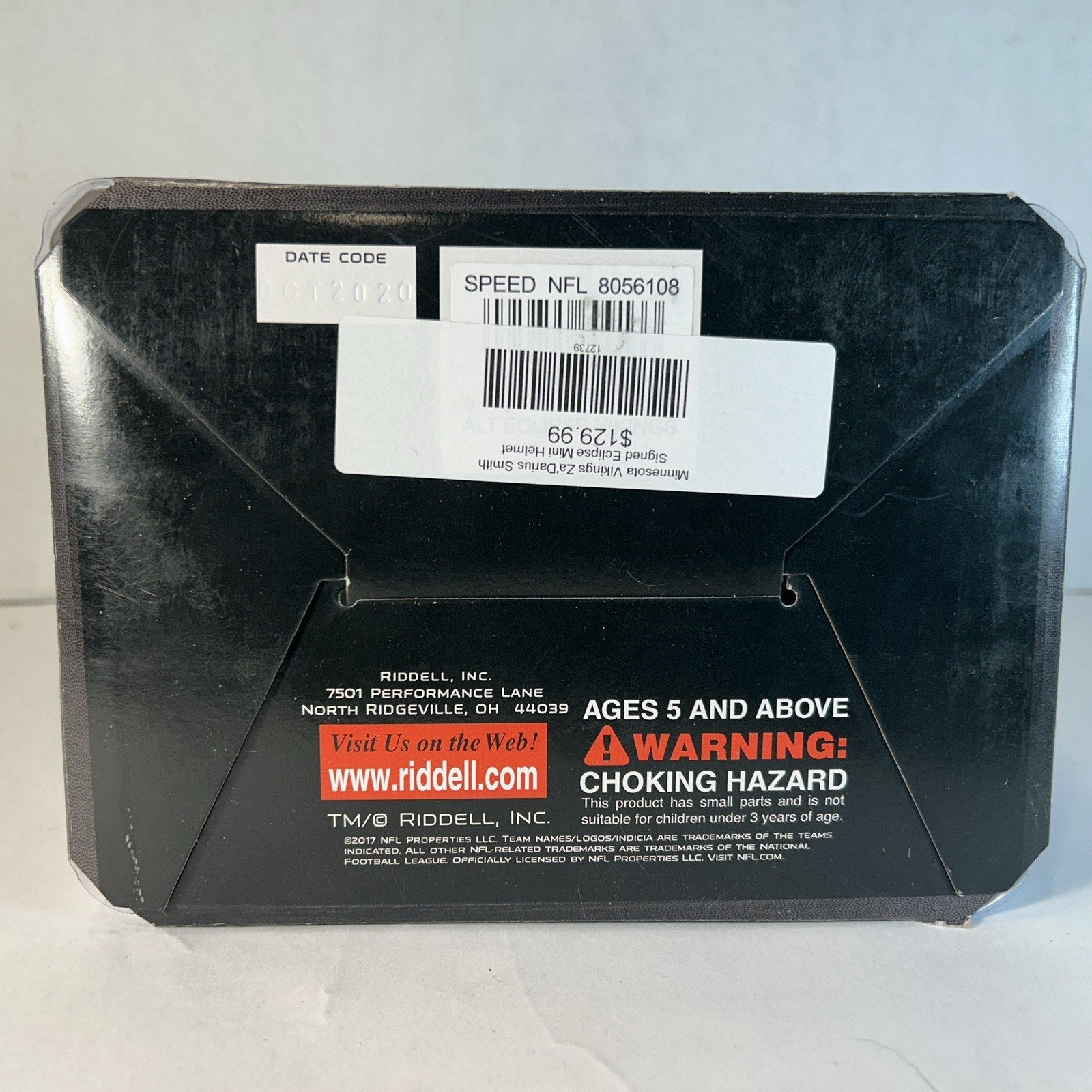 Za'Darius Smith Signed Minnesota Vikings Eclipse Mini Helmet (Authentic-Beckett)