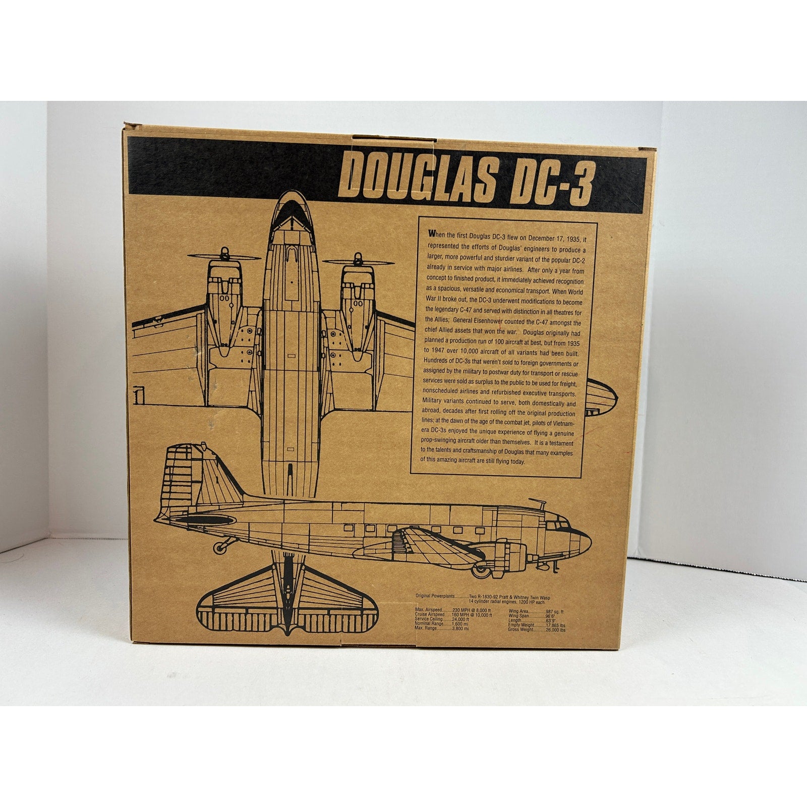 Ertl Collectibles Douglas DC-3 Air Rescue Service 1948 die-cast plane new