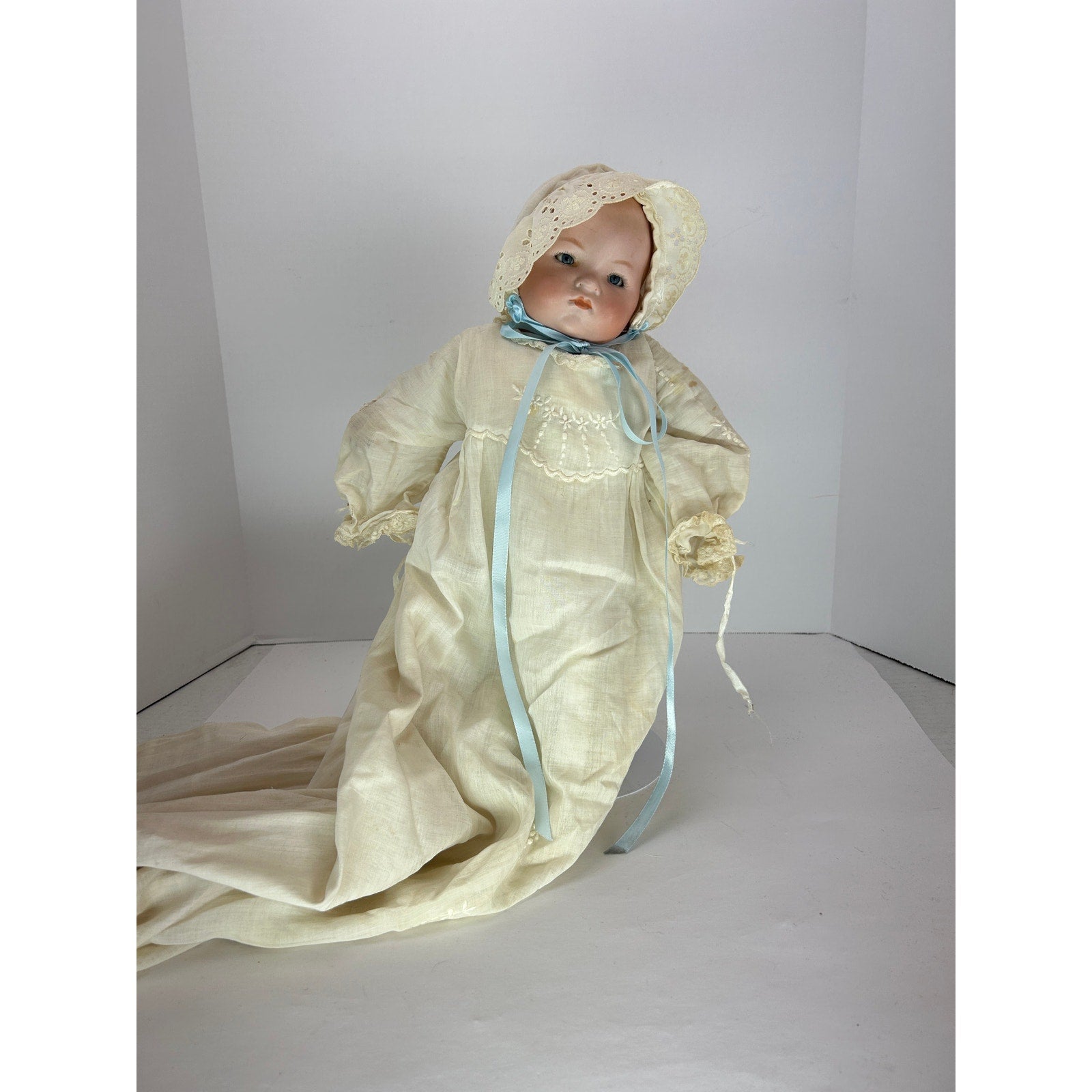 Antique Armand Marseille 16 inch Dream Baby Bisque Doll Cloth Body 1923