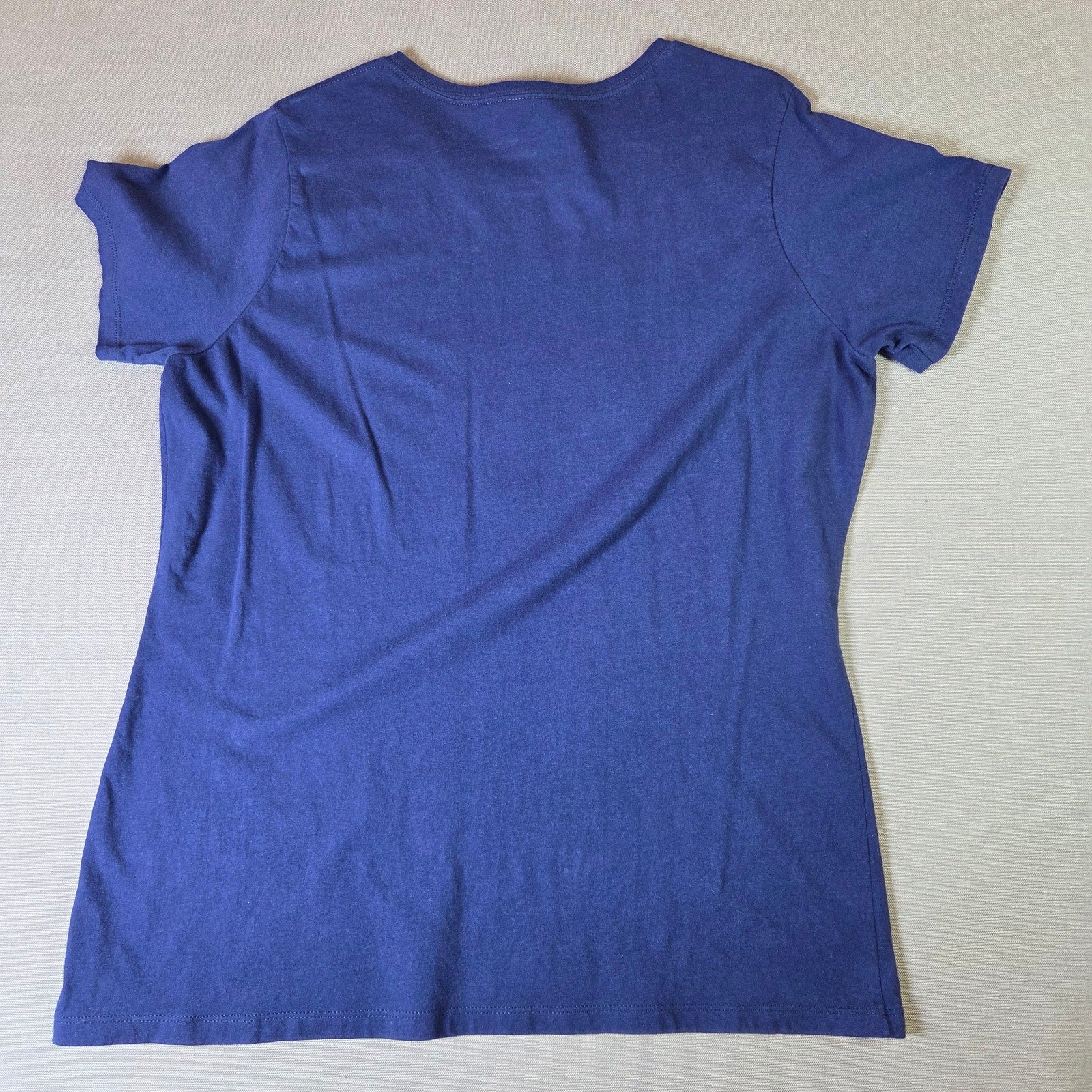 Caitlin Clark #22 Womens Large T Shirt Port & Company Blue Cotton