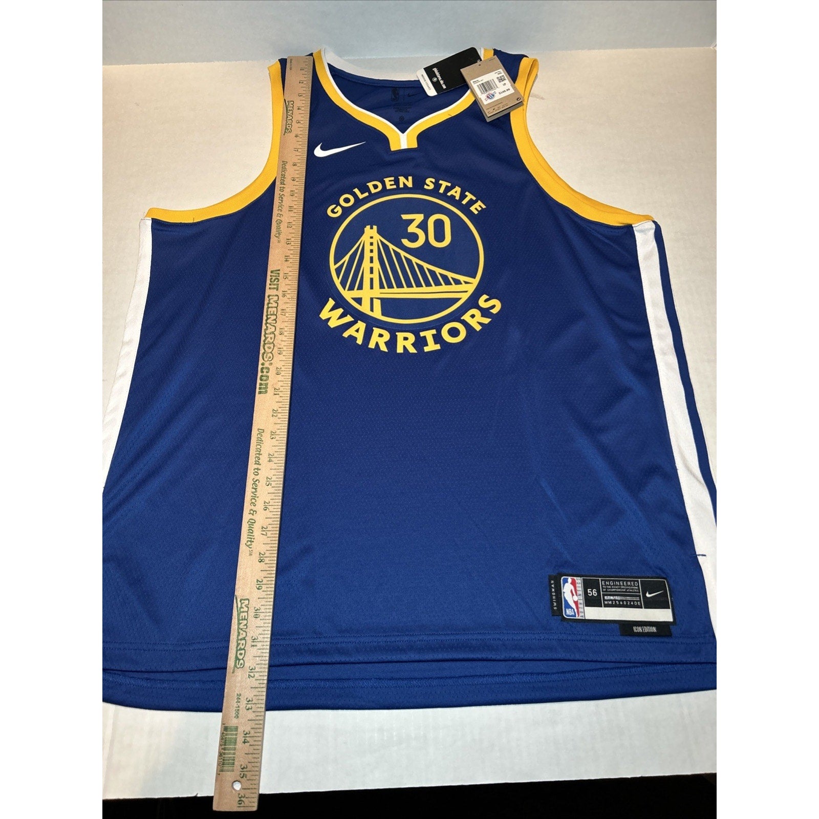 Steph Curry #30 Warriors Nike Jersey 2XL NBA NWT Icon Edition Basketball