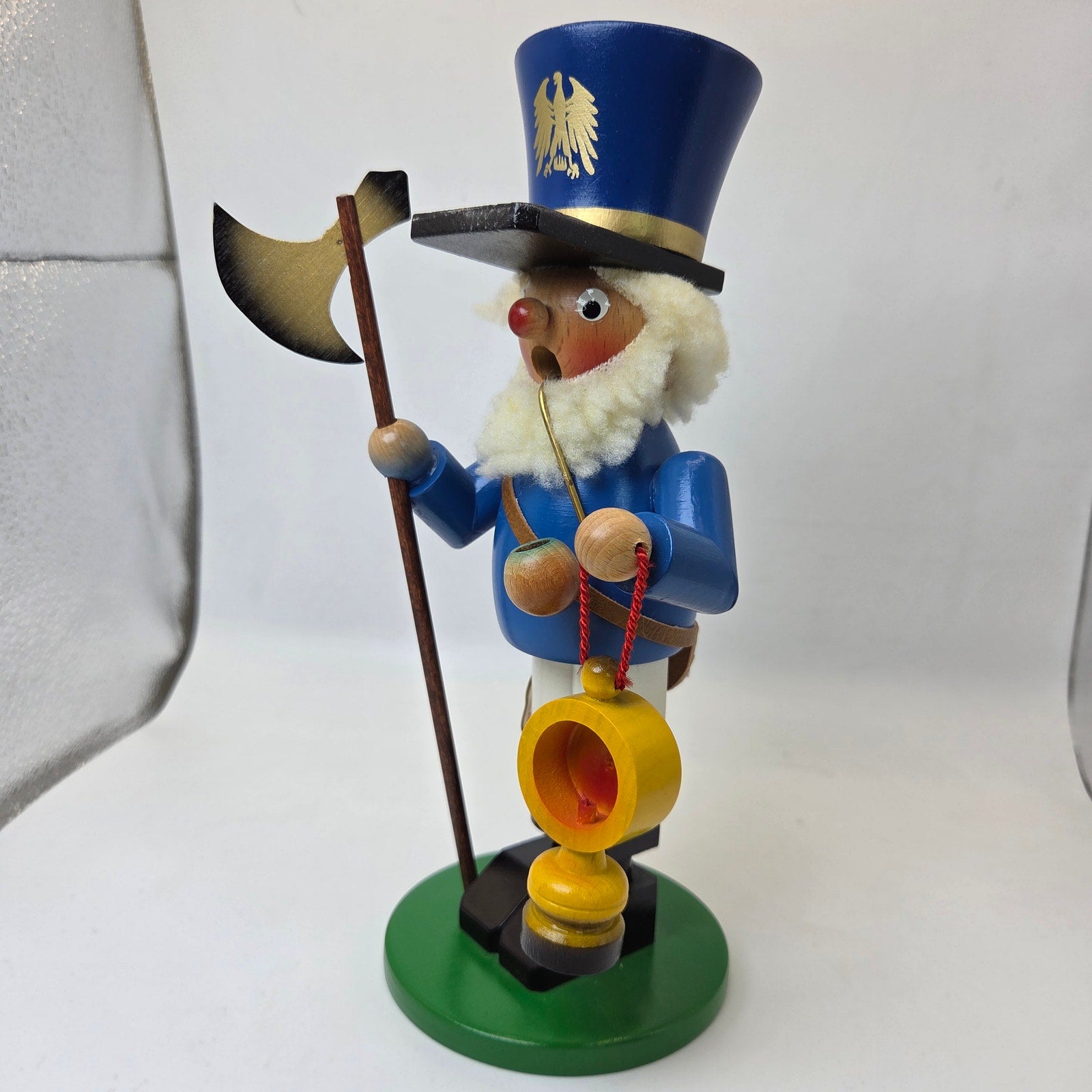 Steinbach West Germany Woodsman Smoker Nutcracker Axe Lantern Vintage