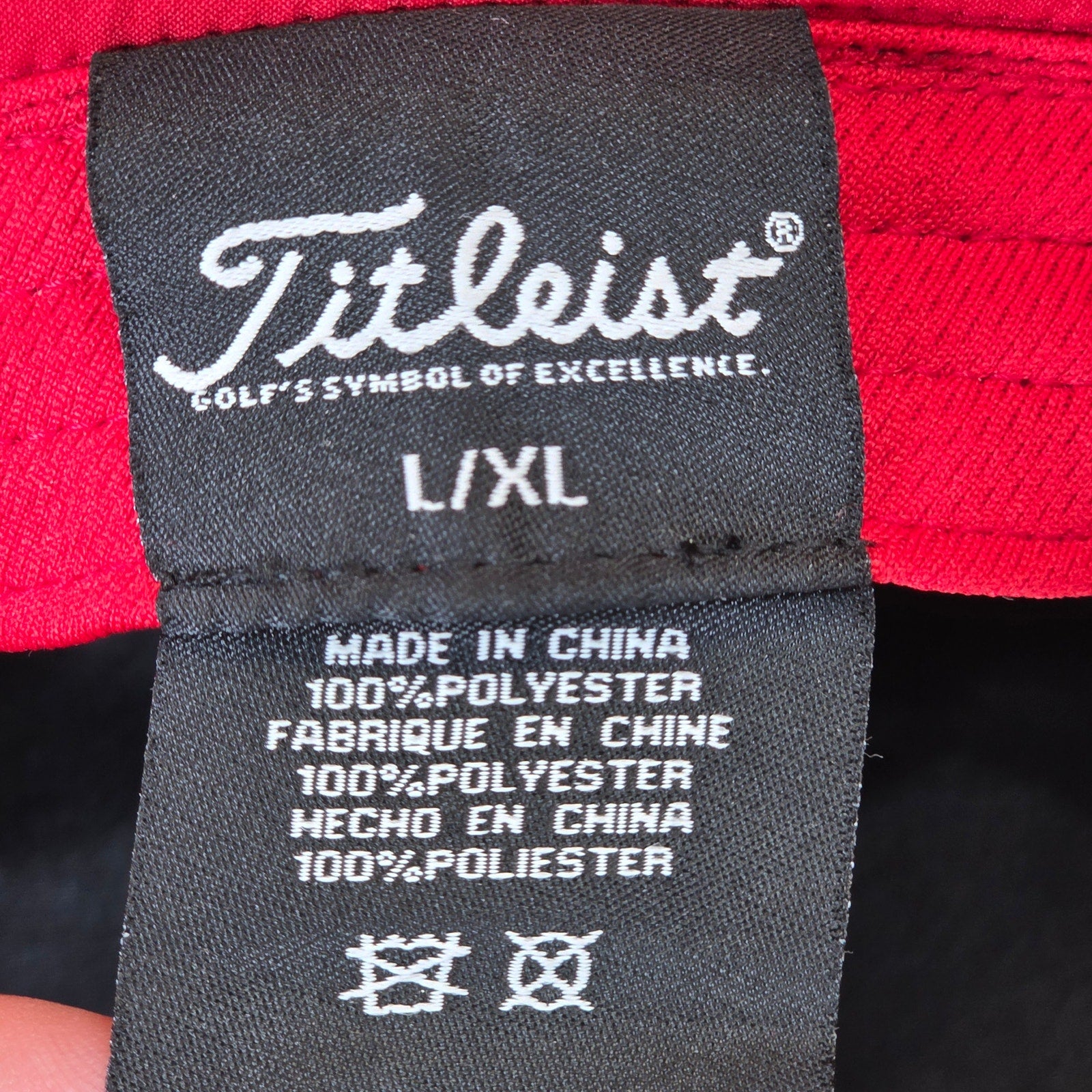 Titleist StaDry Waterproof Golf Bucket Hat Black L/XL Rain Sun Cap Logo