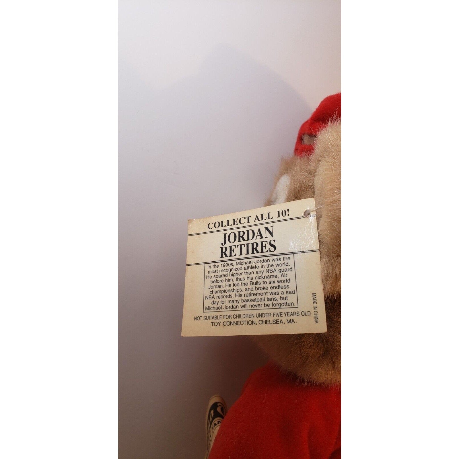1999 Headline Bears Jordan Retires Plush Bear Chicago Tribune Toy Connection
