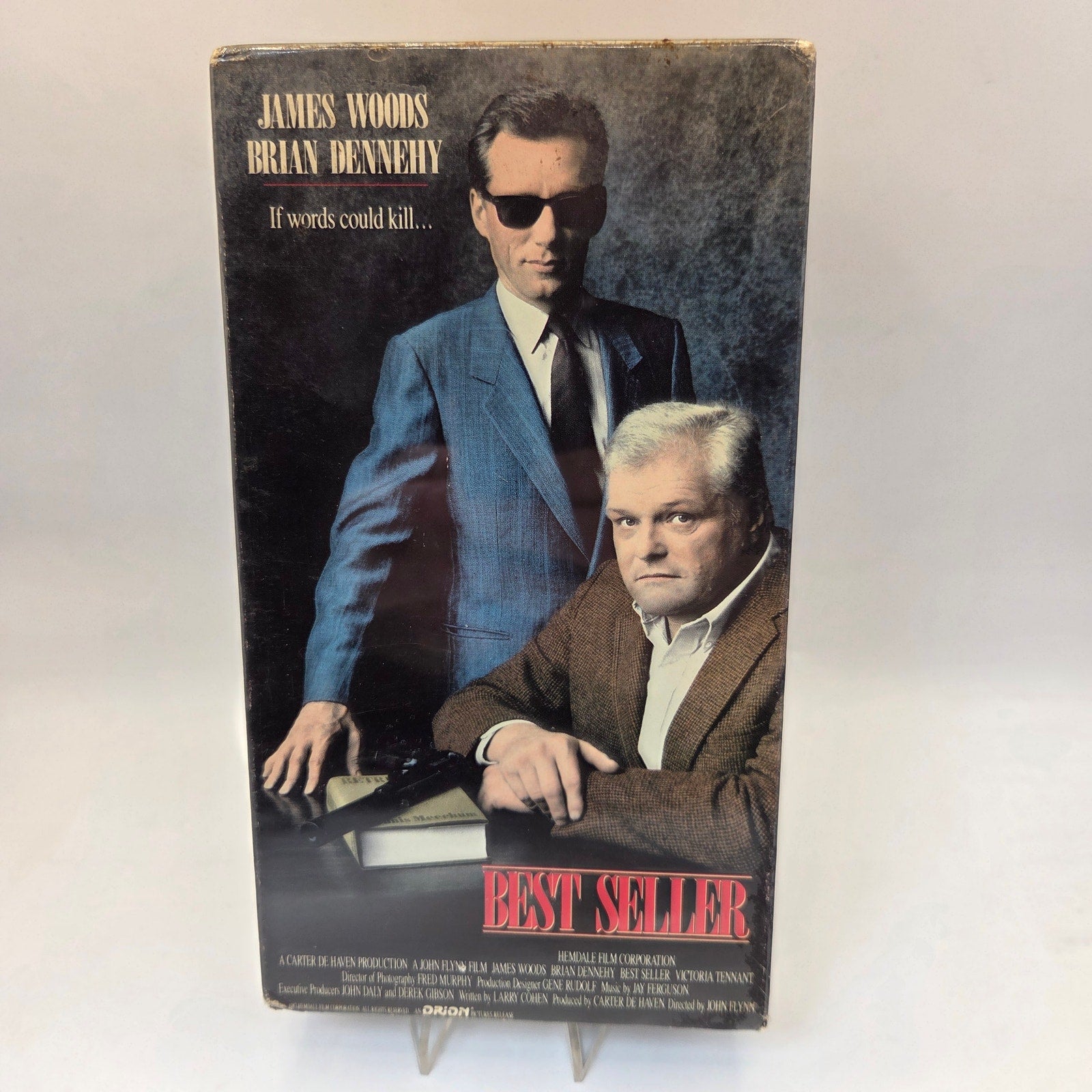 Best Seller Sealed VHS 1988 James Woods Brian Dennehy Orion Thriller