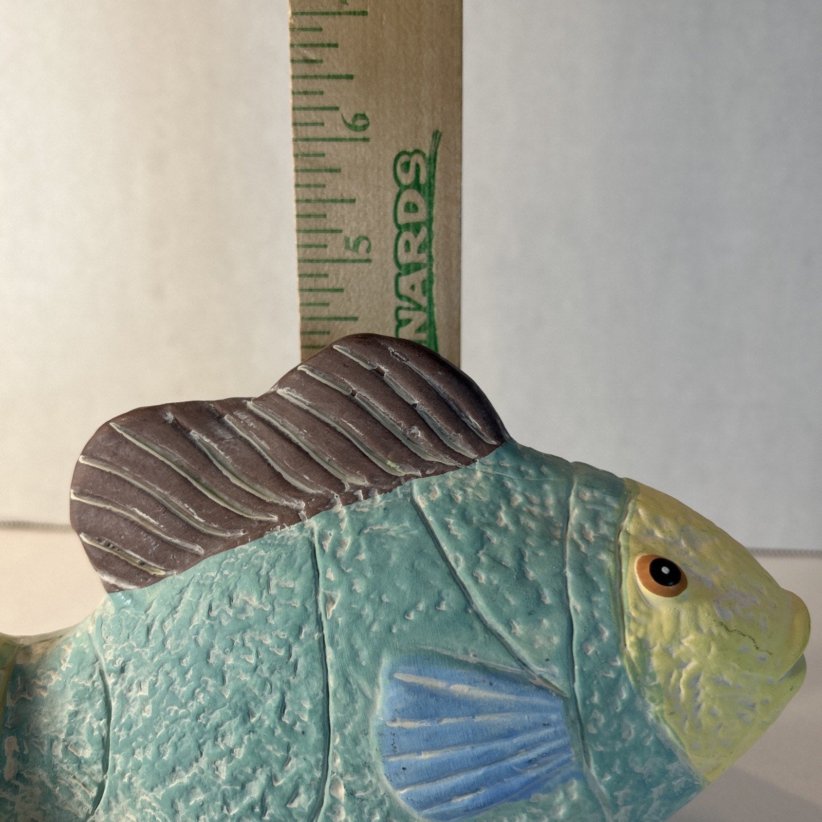 K’s Collection Ceramic Tropical Fish Figurines Lot of 3 Multicolor Home Decor