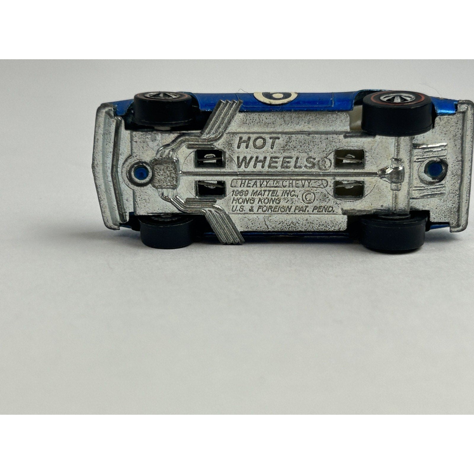 Vintage 1969 Hot Wheels Heavy Chevy Hong Kong Redline Diecast Car Racing Toy