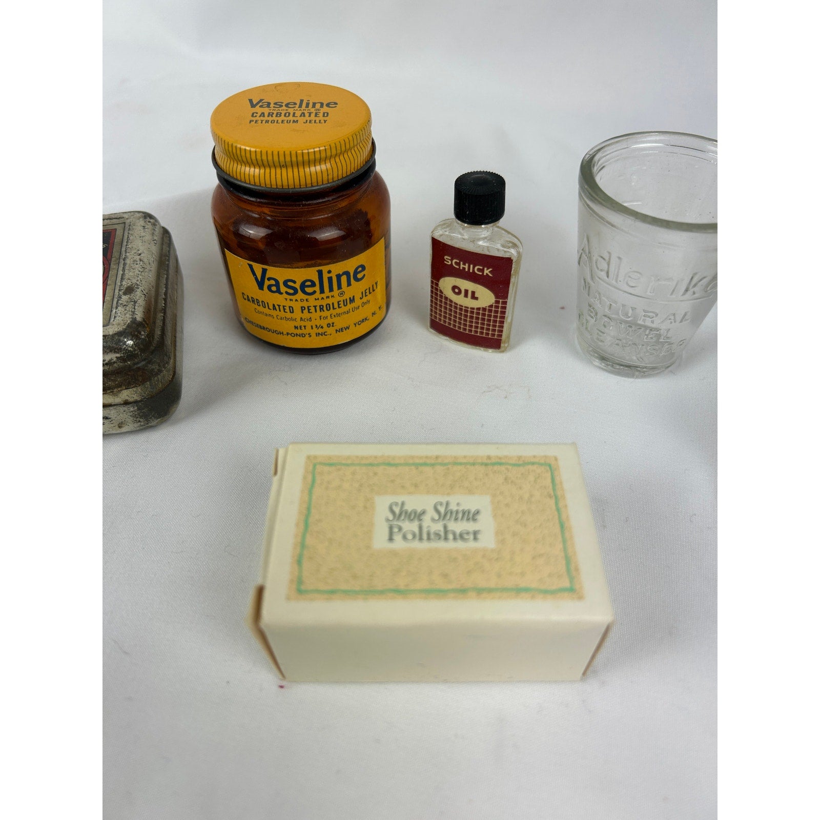 Vintage Gillette Safety Razor Countertop Store Display Case 1956 Glass Lid