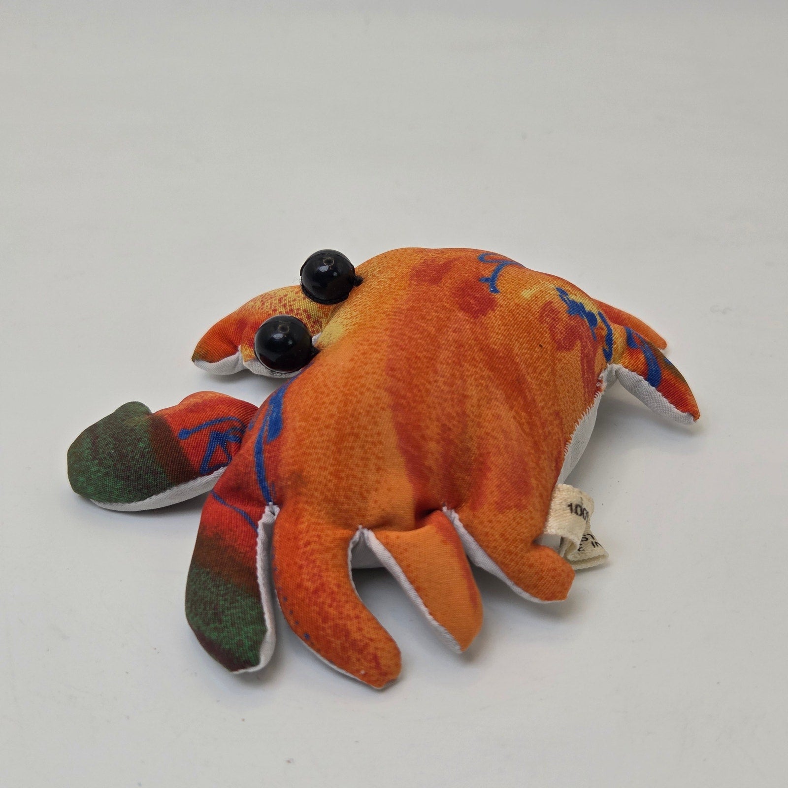 Sand Filled Plush Crab Small Weighted Novelty Toy Made in Thailand