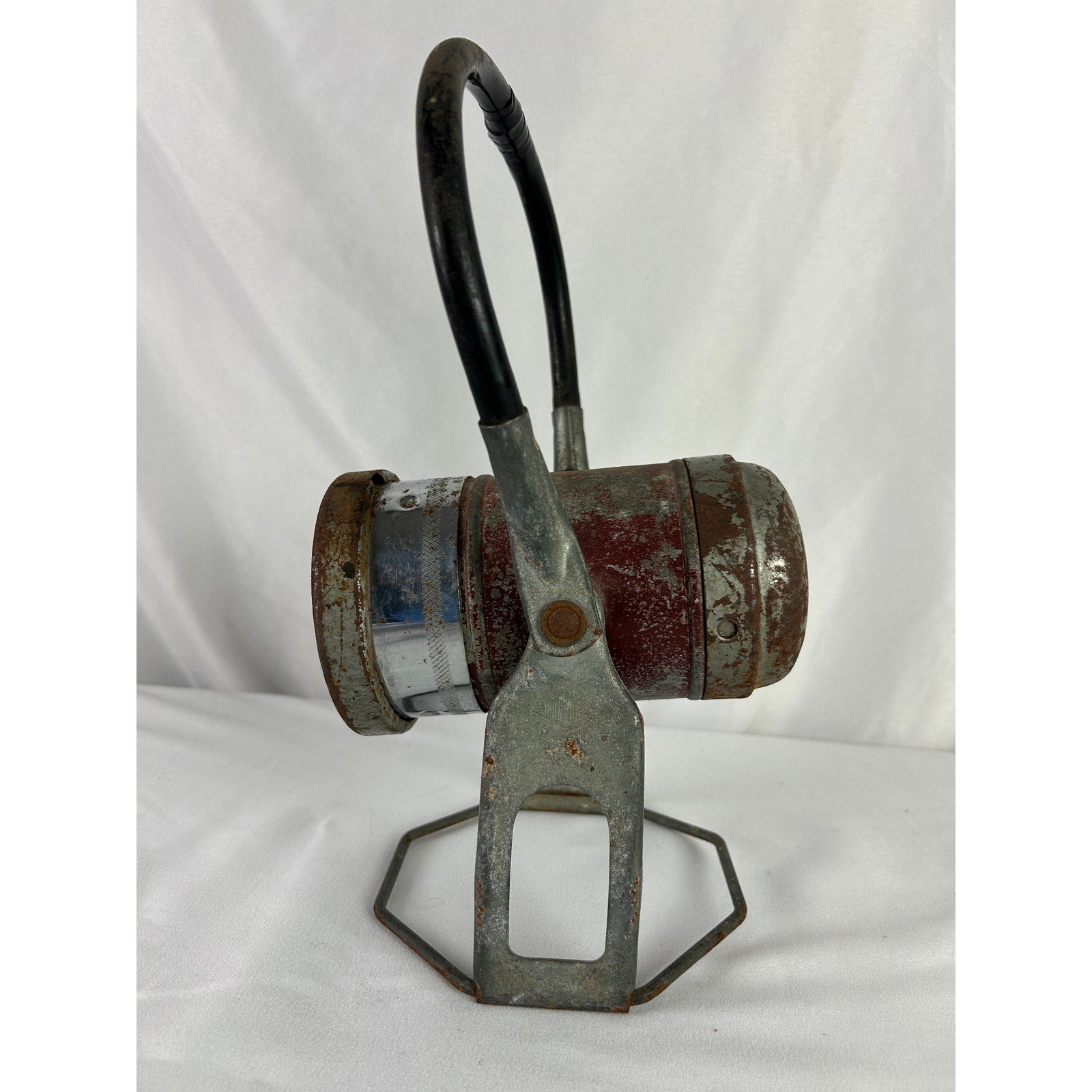 Empire Metal Ware Railroad Lantern Vintage 6V Battery Work Light