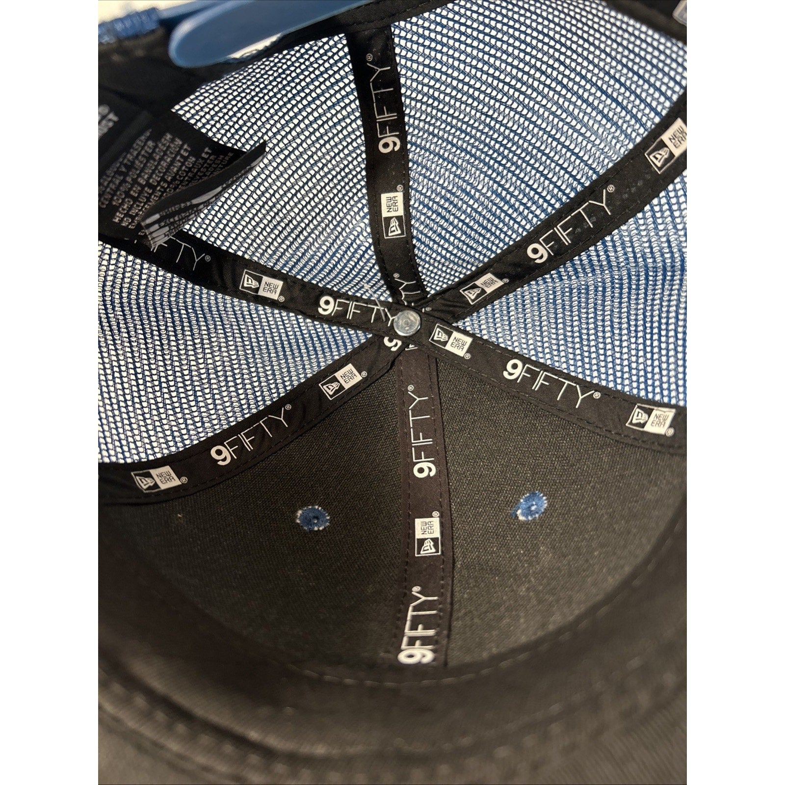 Minnesota Timberwolves Blue with Black Bill New Era Mesh Snapback Adjustable Cap