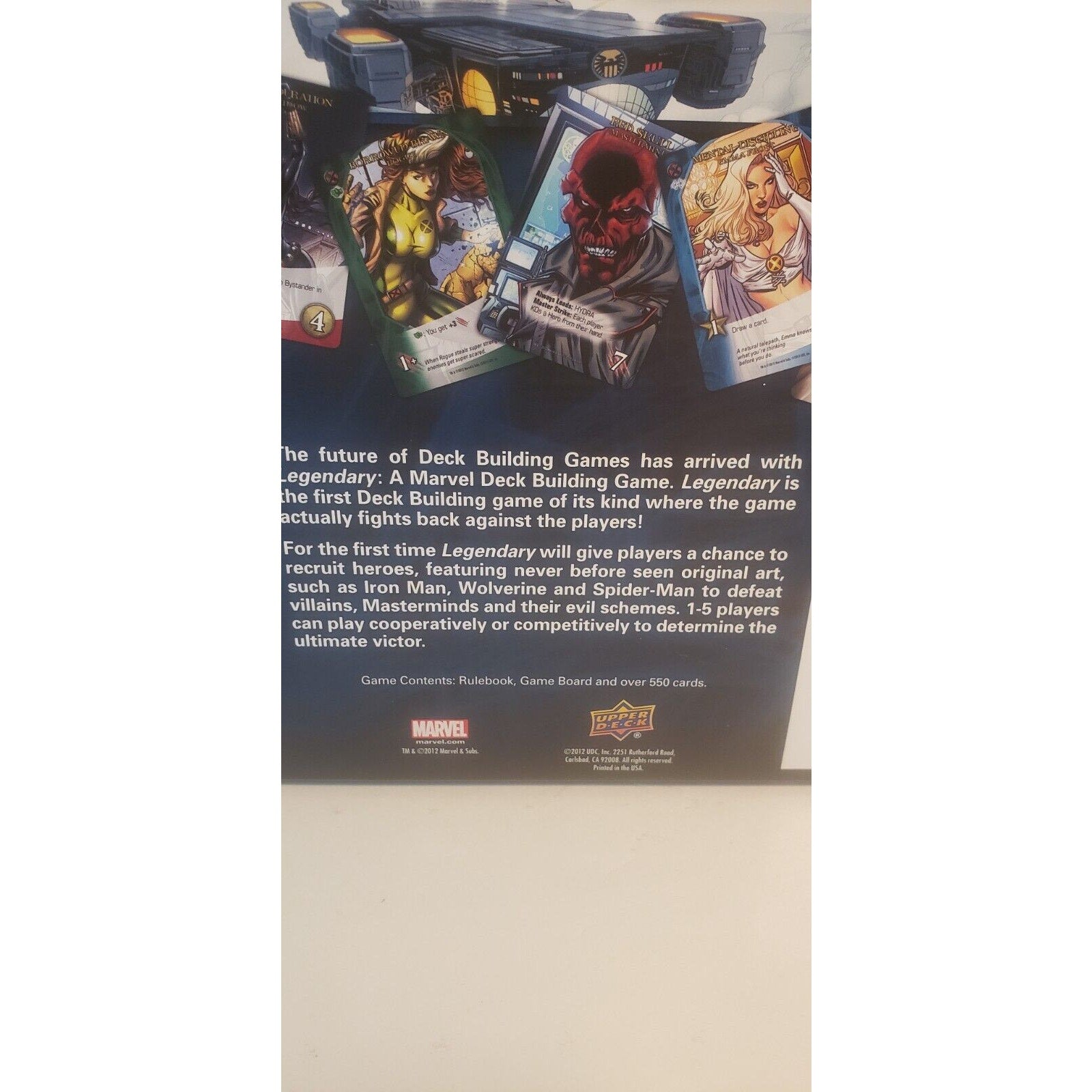 Upper Deck LEGENDARY A Marvel Deck Building Game ~ 100% Complete ~ MINT!