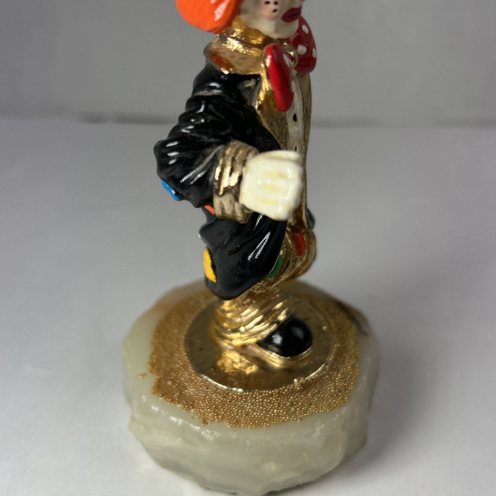 Ron Lee Clown Hobo Dancing In Top Hat Chip Off Old Block Sculpture 1994