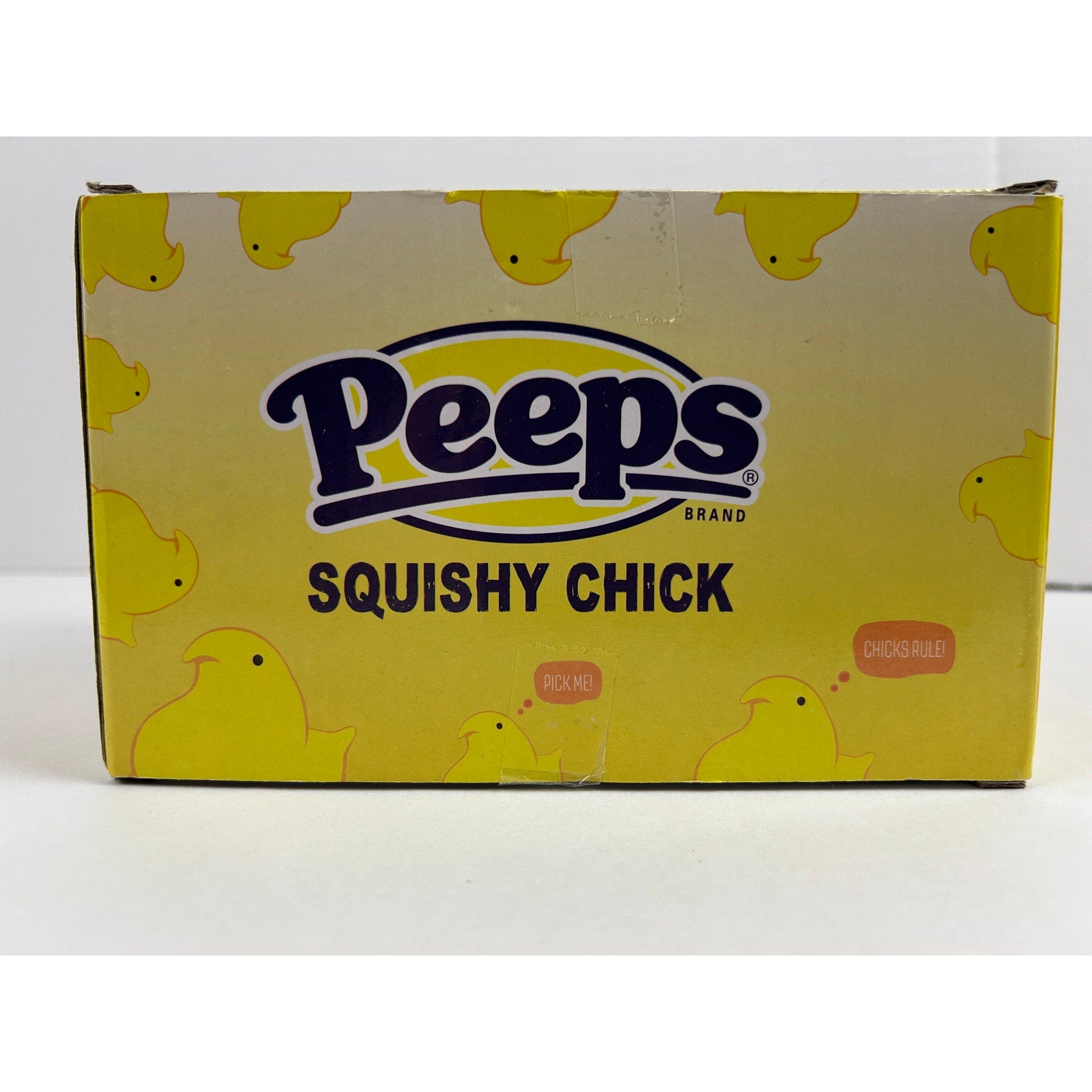 Peeps Squishy Chick Well Played Toy New in Box Yellow