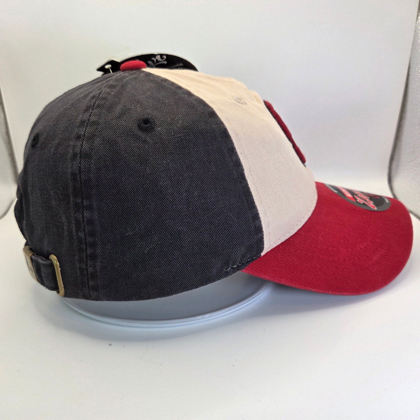NC State Wolfpack Hat Zephyr Claspback Cap NWT Red Black College Cotton