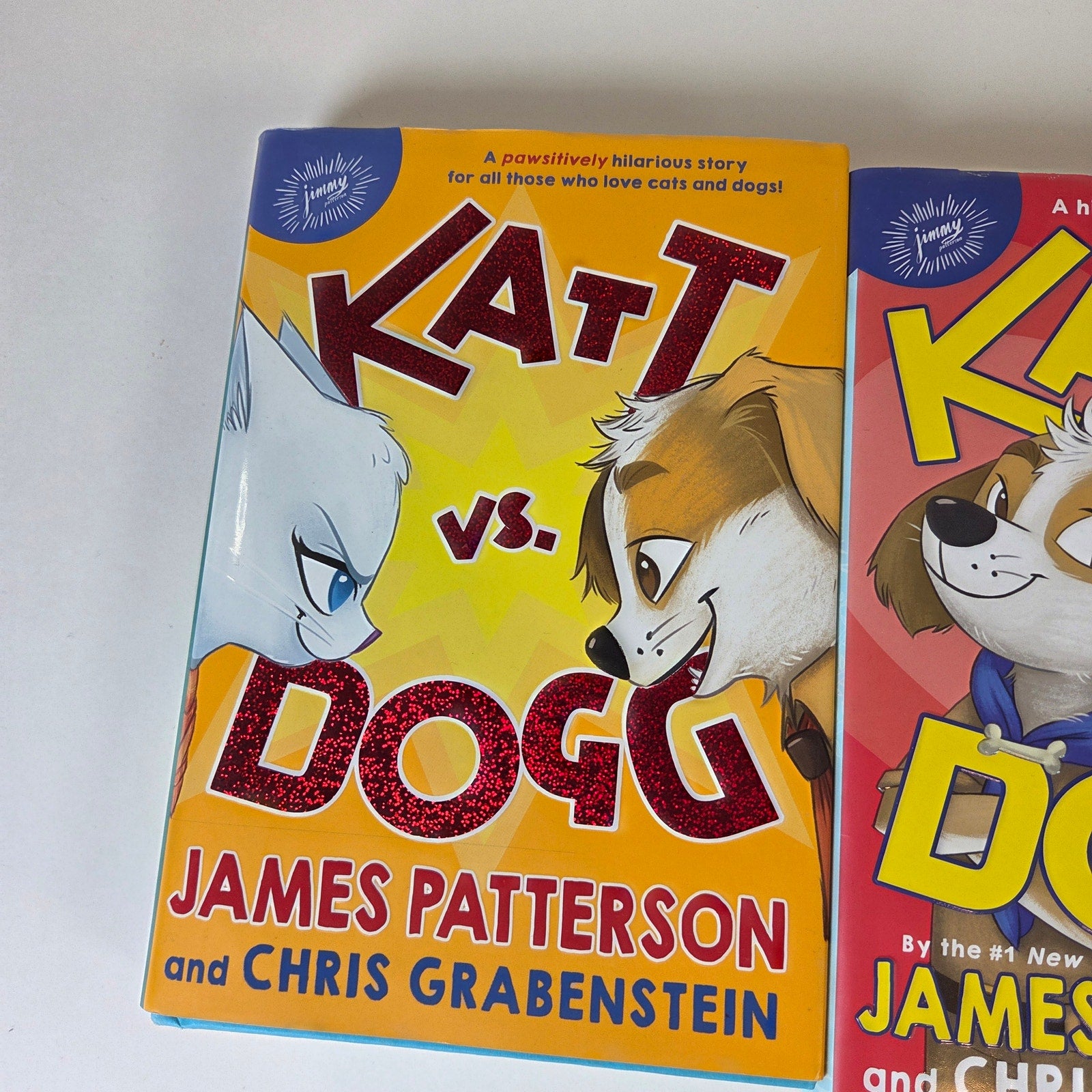 James Patterson Kids Books Lot of 3 Hardcover Kat vs Dogg Middle School