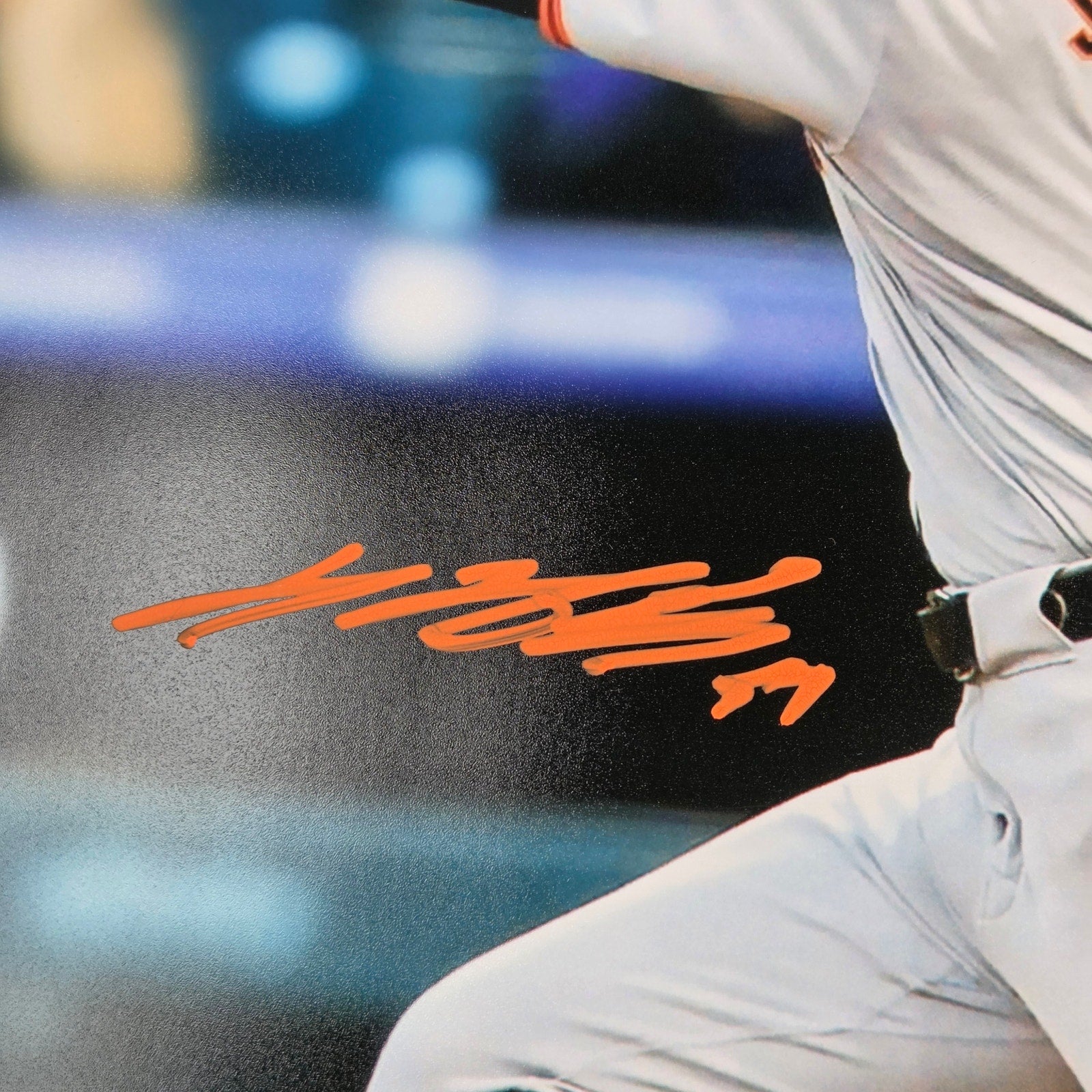 Jung Hoo Lee Signed 16x20 San Francisco Giants Photo BAS Witness COA Auto