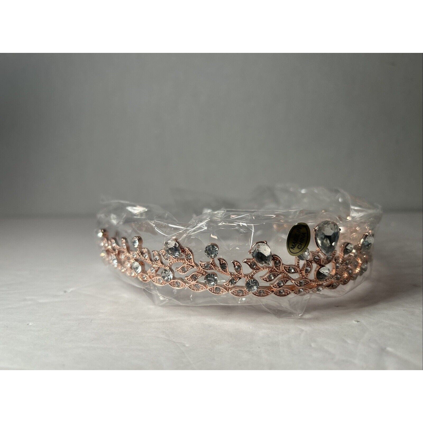 SWEETV Rose Gold Tiara for Women and Girls - Pageant Tiara Headband, Rhinestone