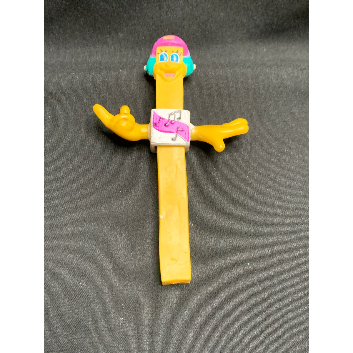 1989 McDonalds Fry Benders Bendable French Fry Music Headphones Toy