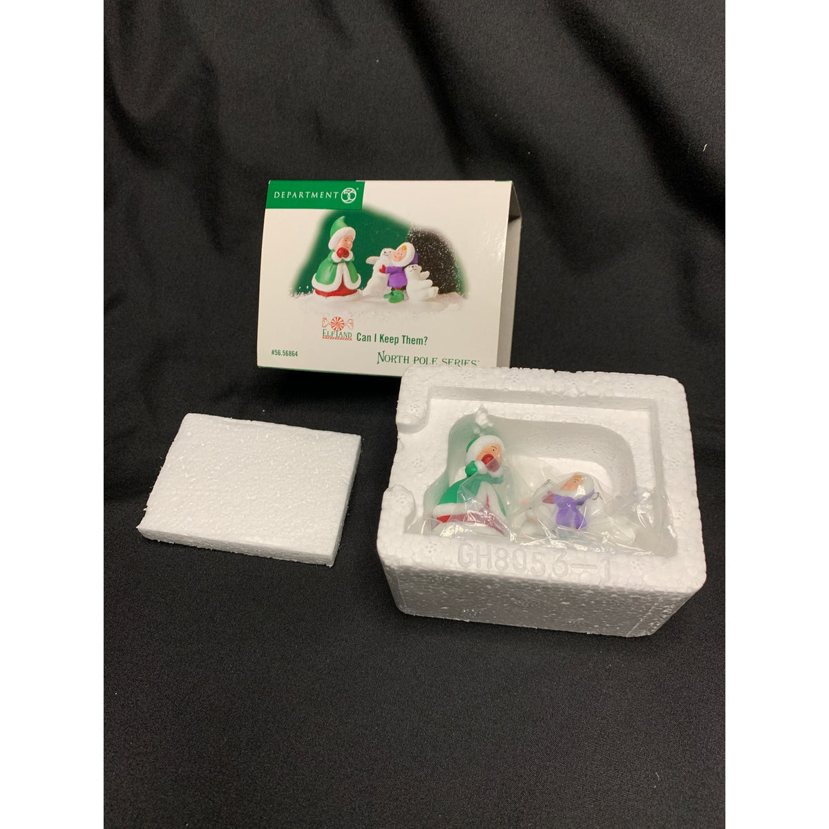 Dept 56 Can I Keep Them 56864 North Pole Elfland Polar Bears Retired 2004