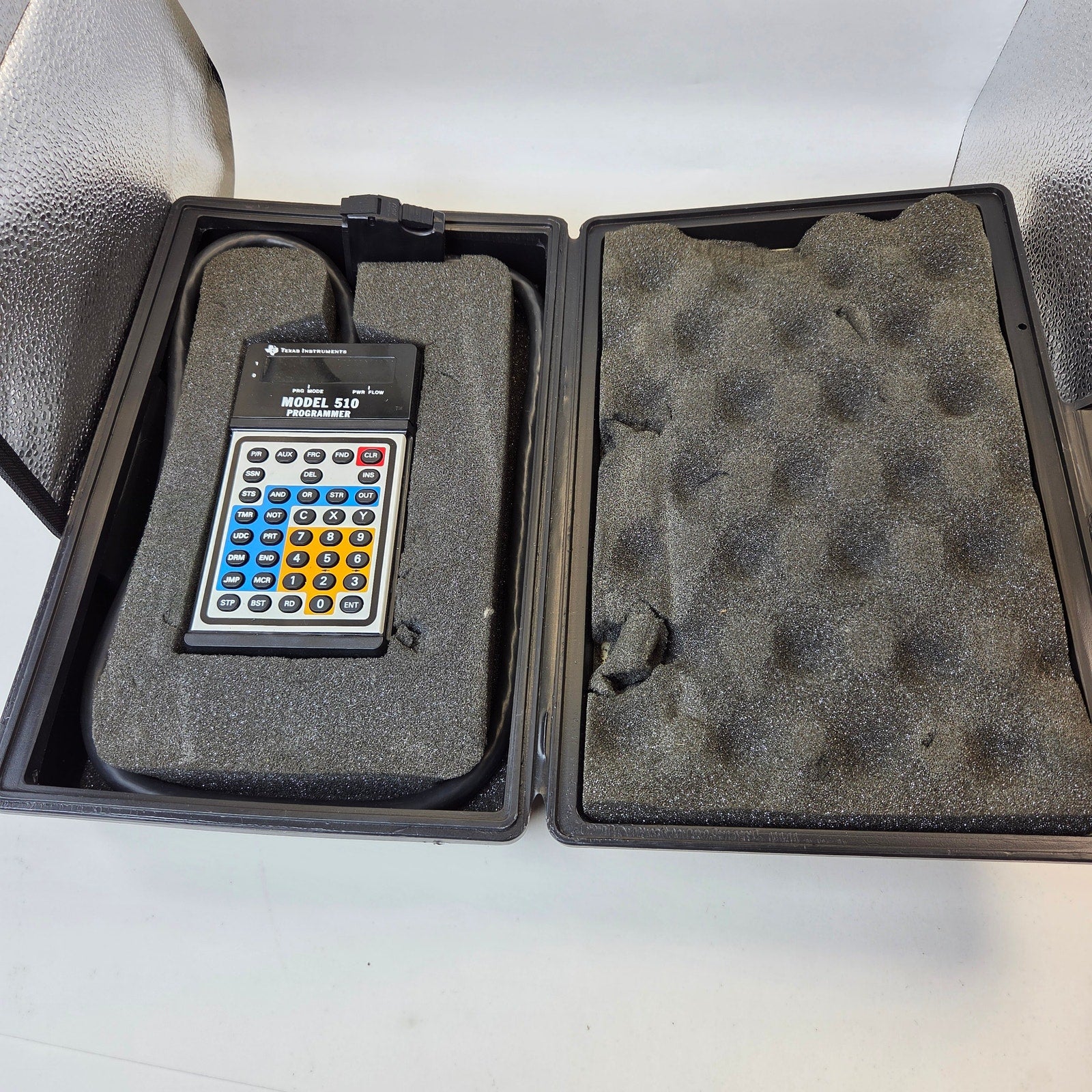 Texas Instruments Model 510 Programmer 2458740-1 PLC Handheld w Case Untested
