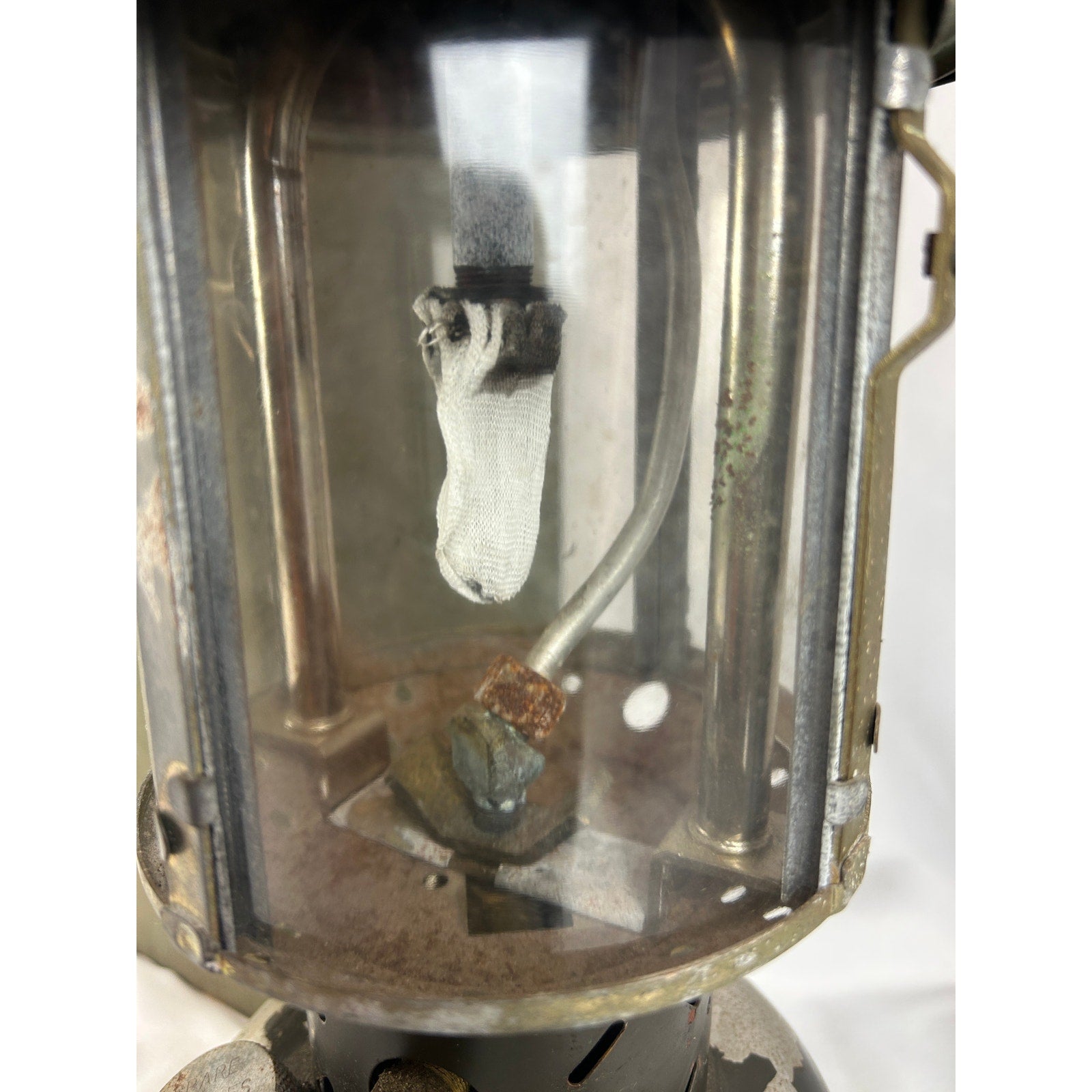 US Military 1963 SMP Lantern With Original Wood Crate Camping Light