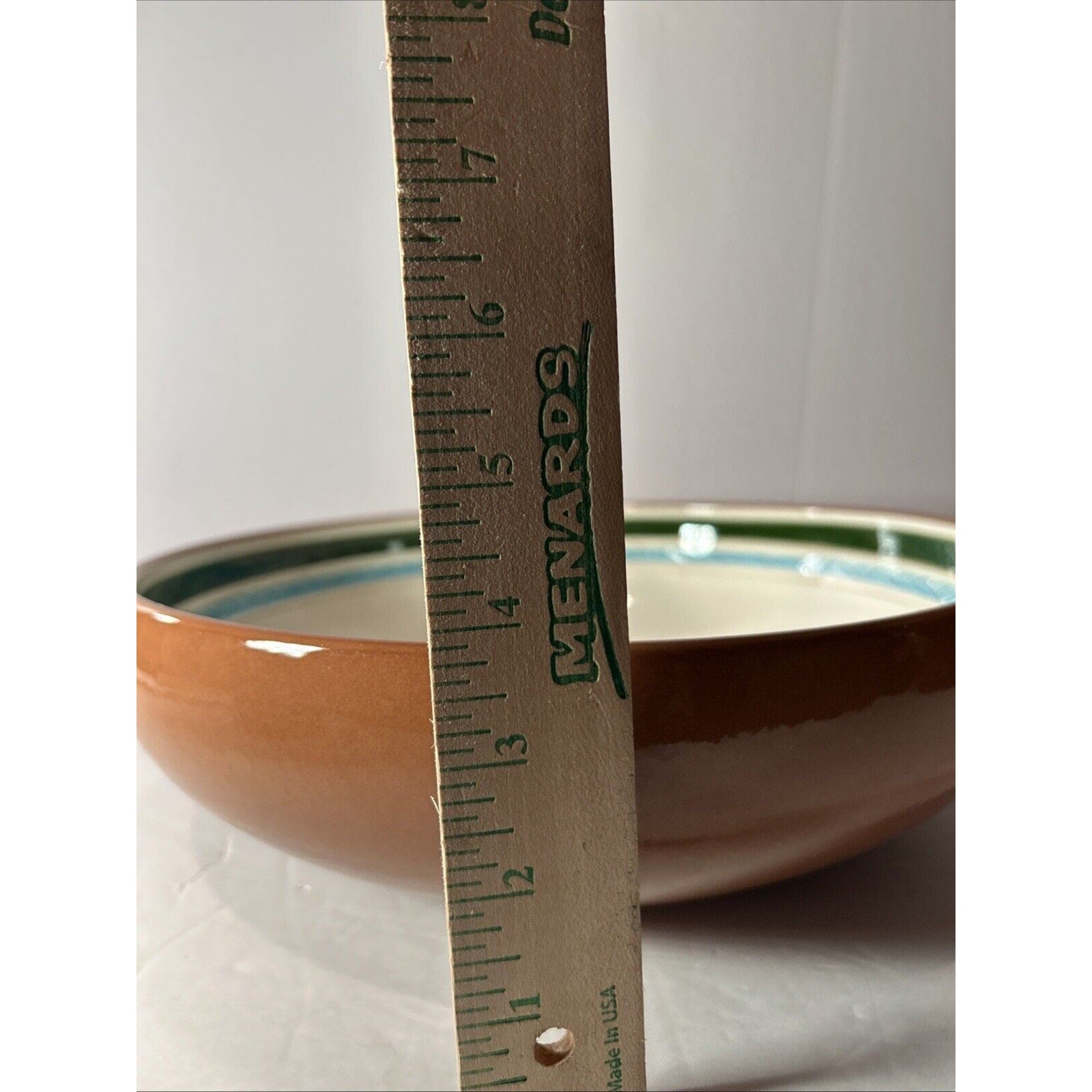 Stangl Pottery Country Garden 12" Round Serving Salad Bowl USA 1960s