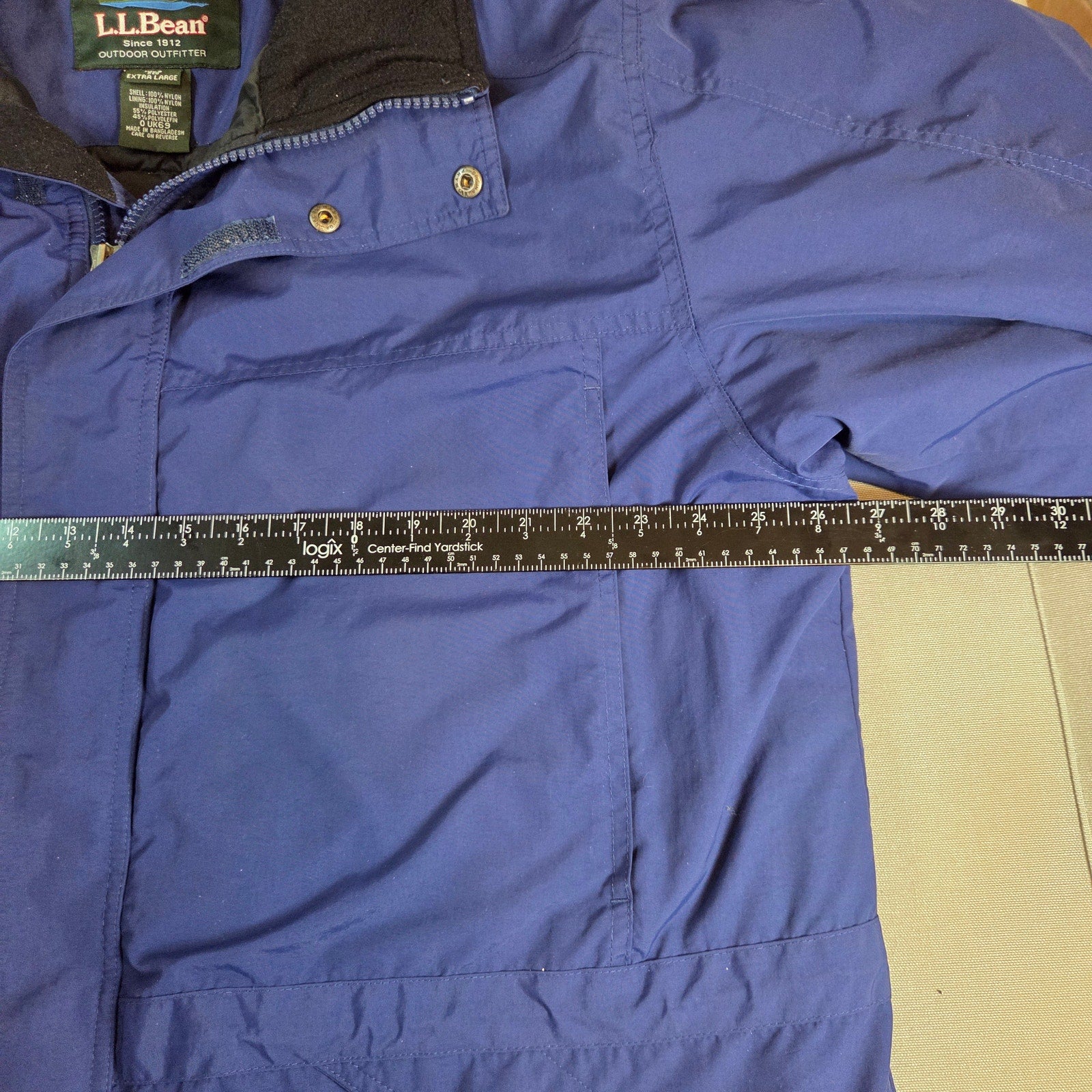 L.L.Bean Men’s XL Blue Thinsulate Ultra Insulated Winter Jacket Coat