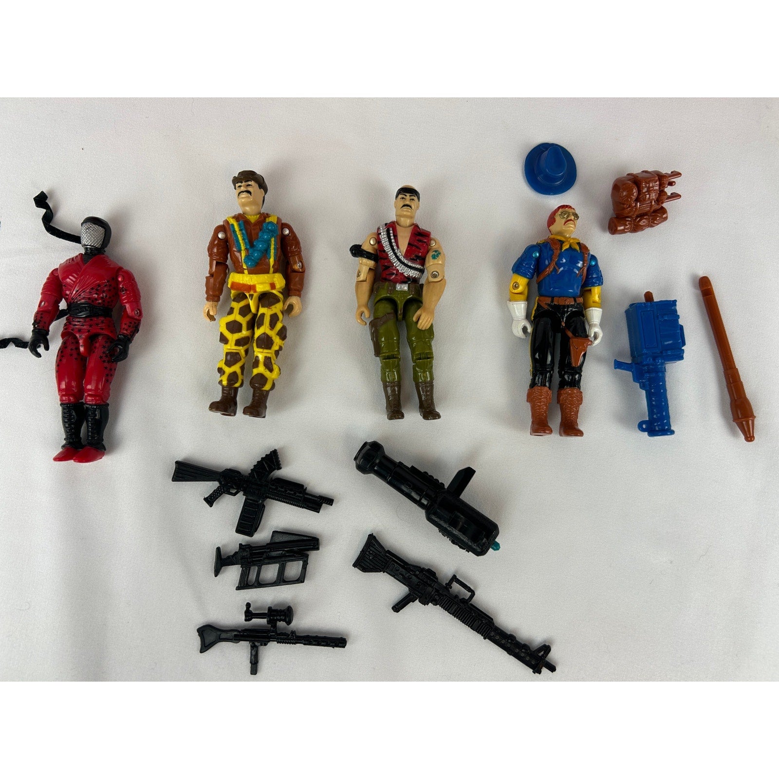 1990s G.I. Joe And Cobra Action Figure Lot With Collectors Case