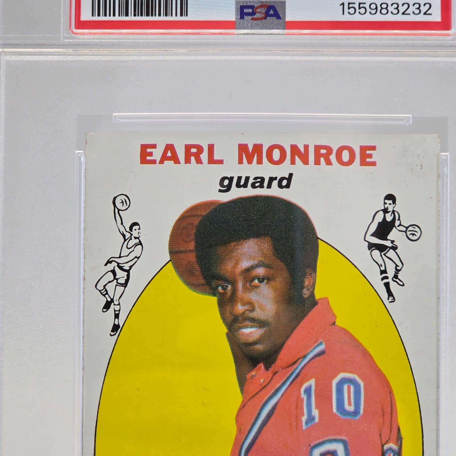 1969 Topps Earl Monroe RC #80 PSA 4 VG-EX Baltimore Bullets HOF Rookie