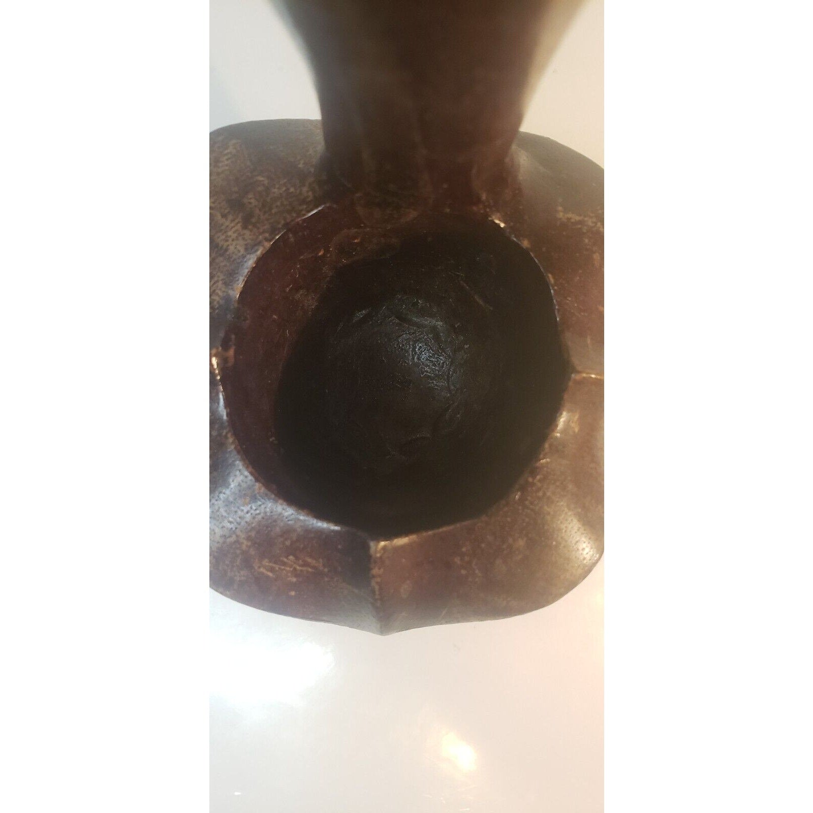 Vintage Igorot Ifugao Philippine Hand-Carved Wood Offering Ladle Bowl 14"