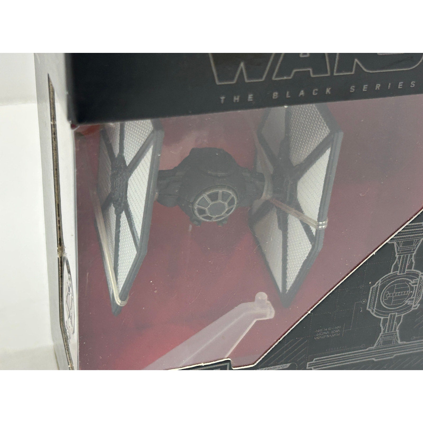Star Wars Black Series Titanium First Order TIE Fighter Sealed w/ Box Wear