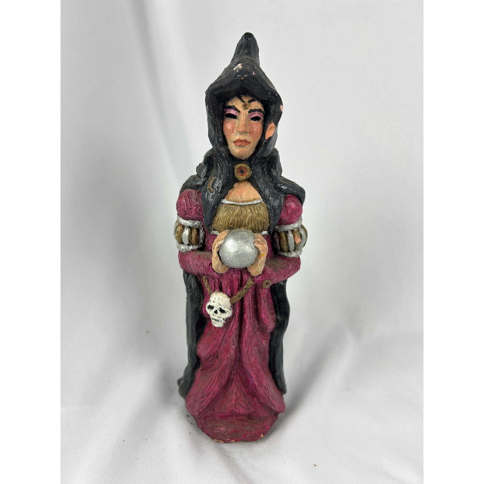Mike Makras Dark Queen 1984 Fantasy Sculpture Signed Handcrafted Figure