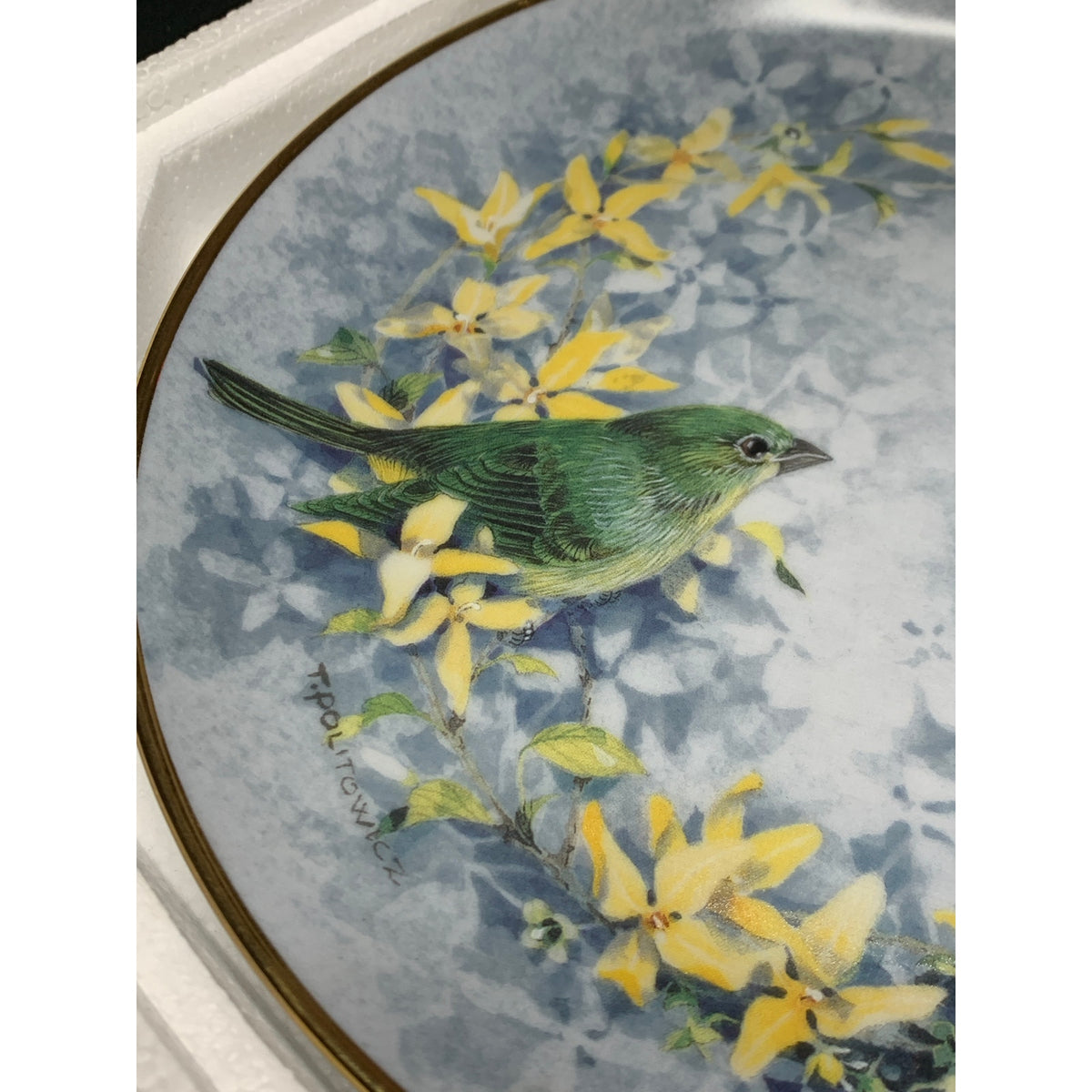 Franklin Mint Songs of Spring Theresa Politowicz Bird Collector Plate KA1423