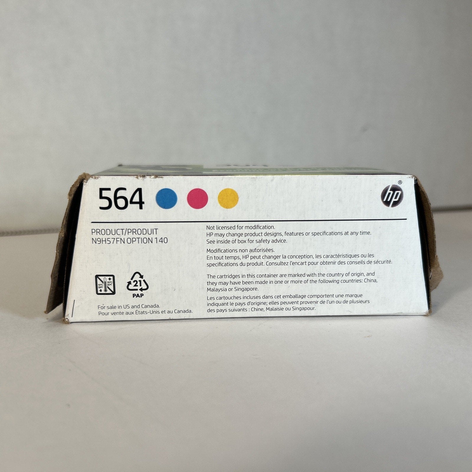 HP 564 Tri-Color Ink Cartridges Genuine Brand New