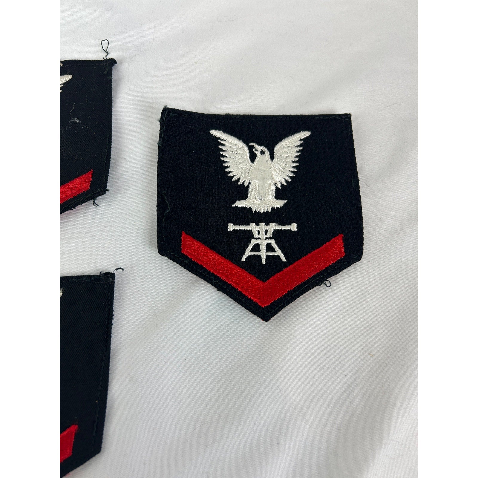 Military Patch Lot US Navy Ratings Eagle Insignia Uniform - 7pc